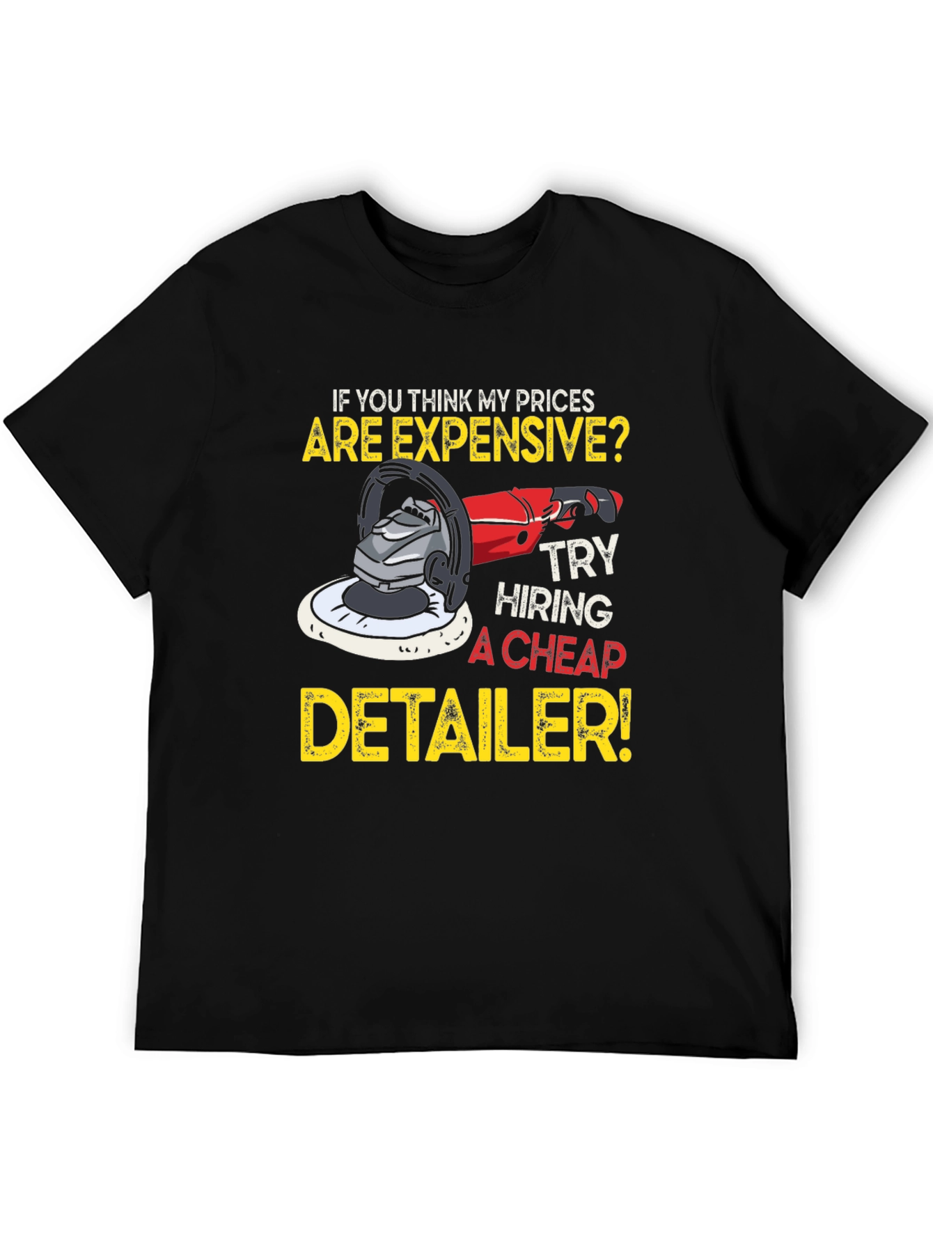 Black Expensive Detailer T-Shirt view 5