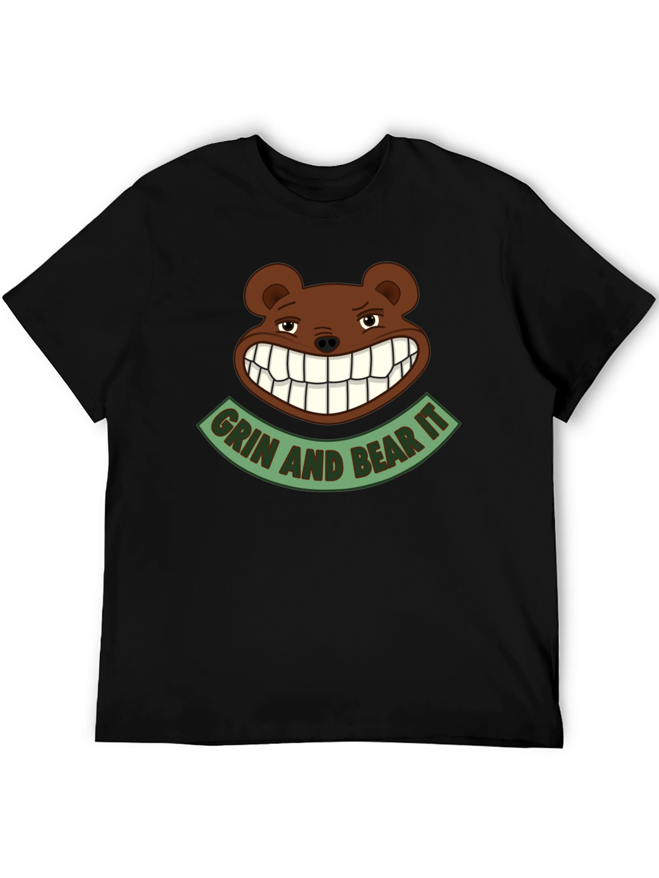 Black Grin and Bear It Graphic Tee view 5