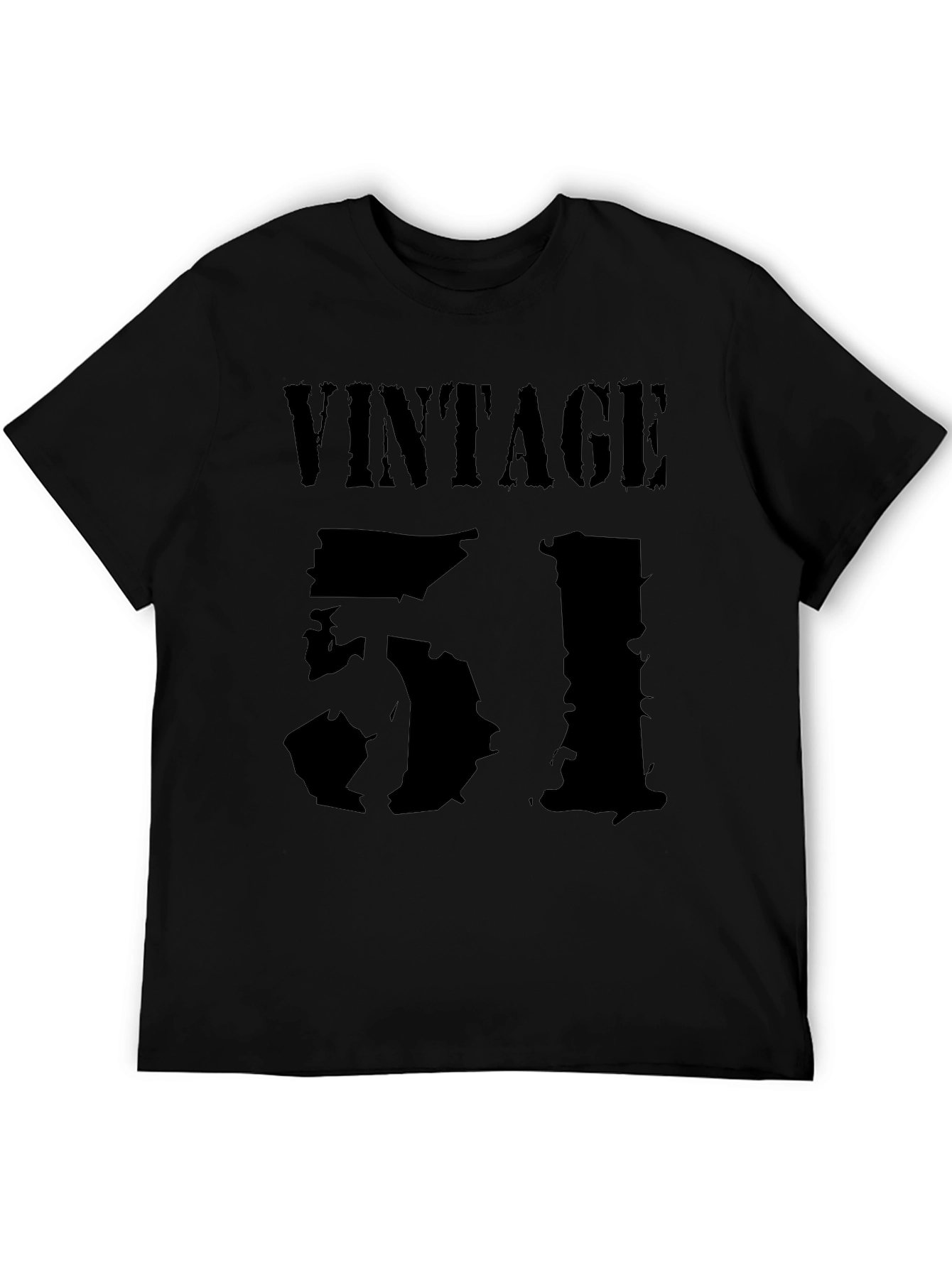 Black Vintage 51 Black T-Shirt view 5