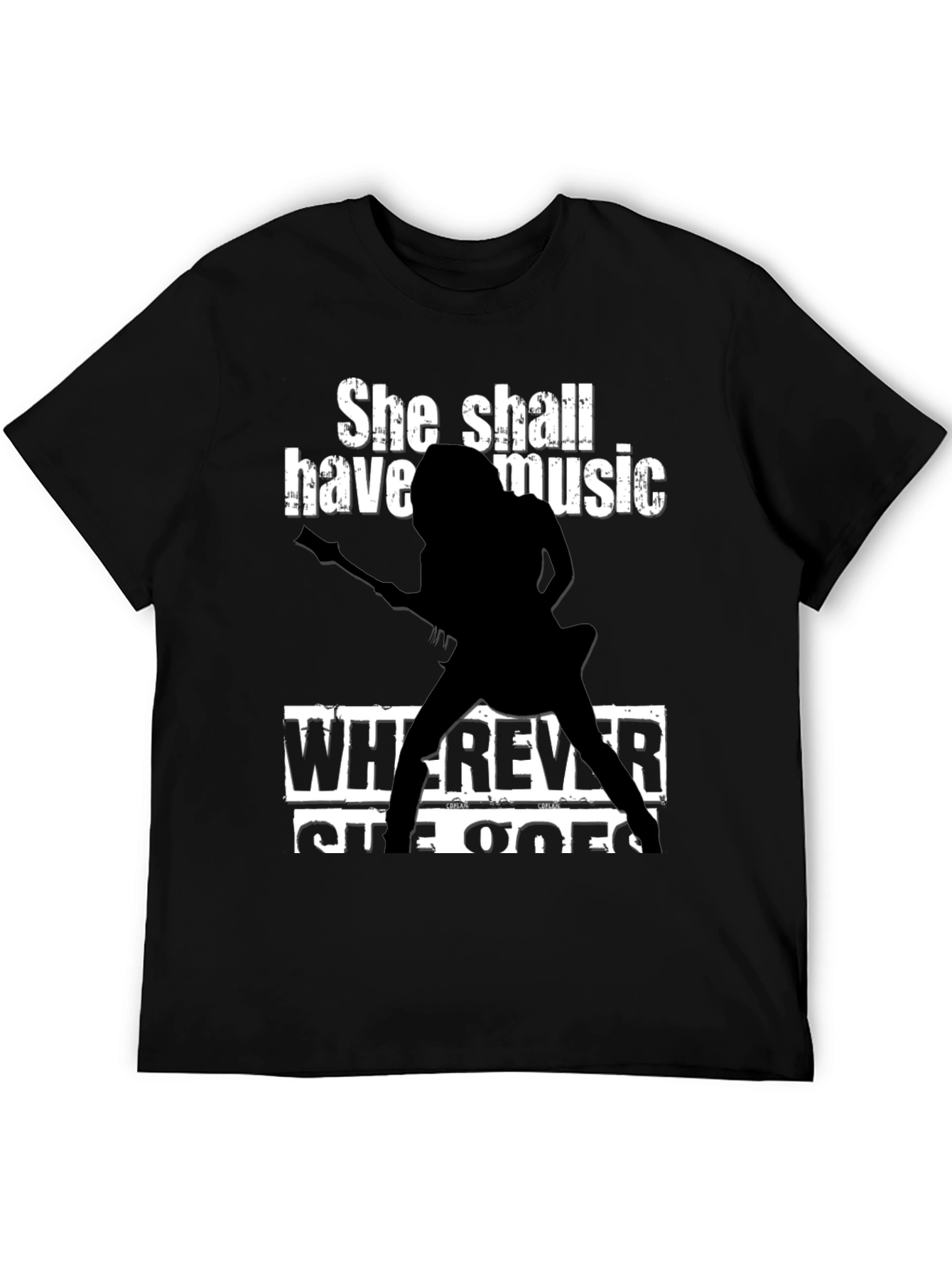 Black She Shall Have Music T-Shirt view 5