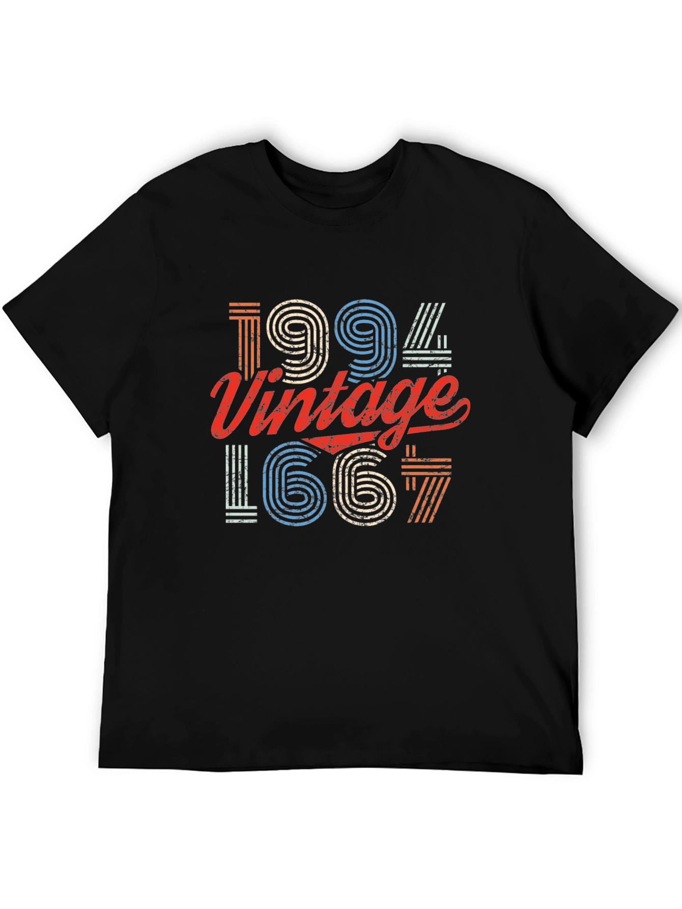 Black Vintage 1994 T-Shirt - Retro Birthday Gift view 5