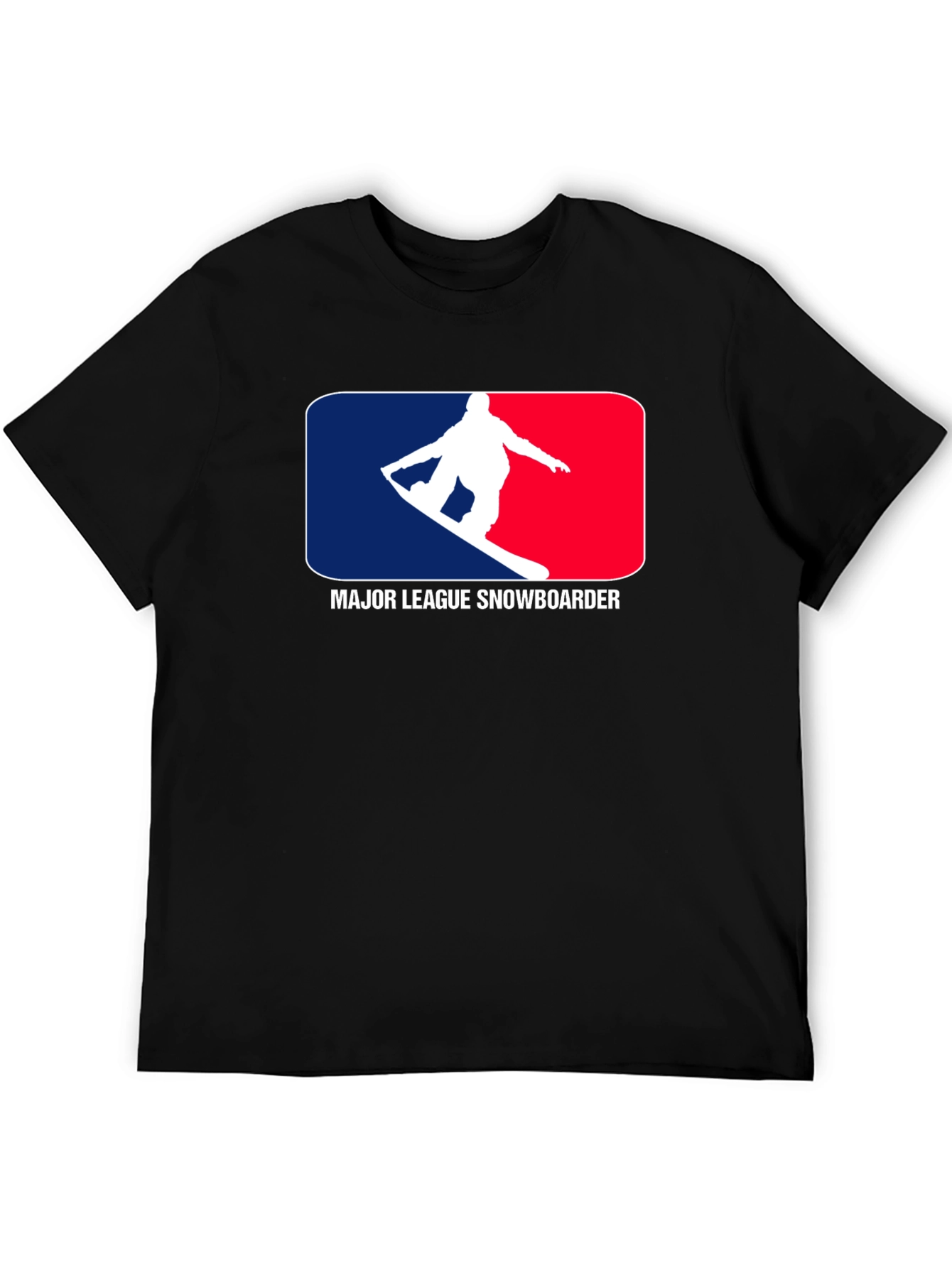 Black Major League Snowboarder Black T-Shirt view 5