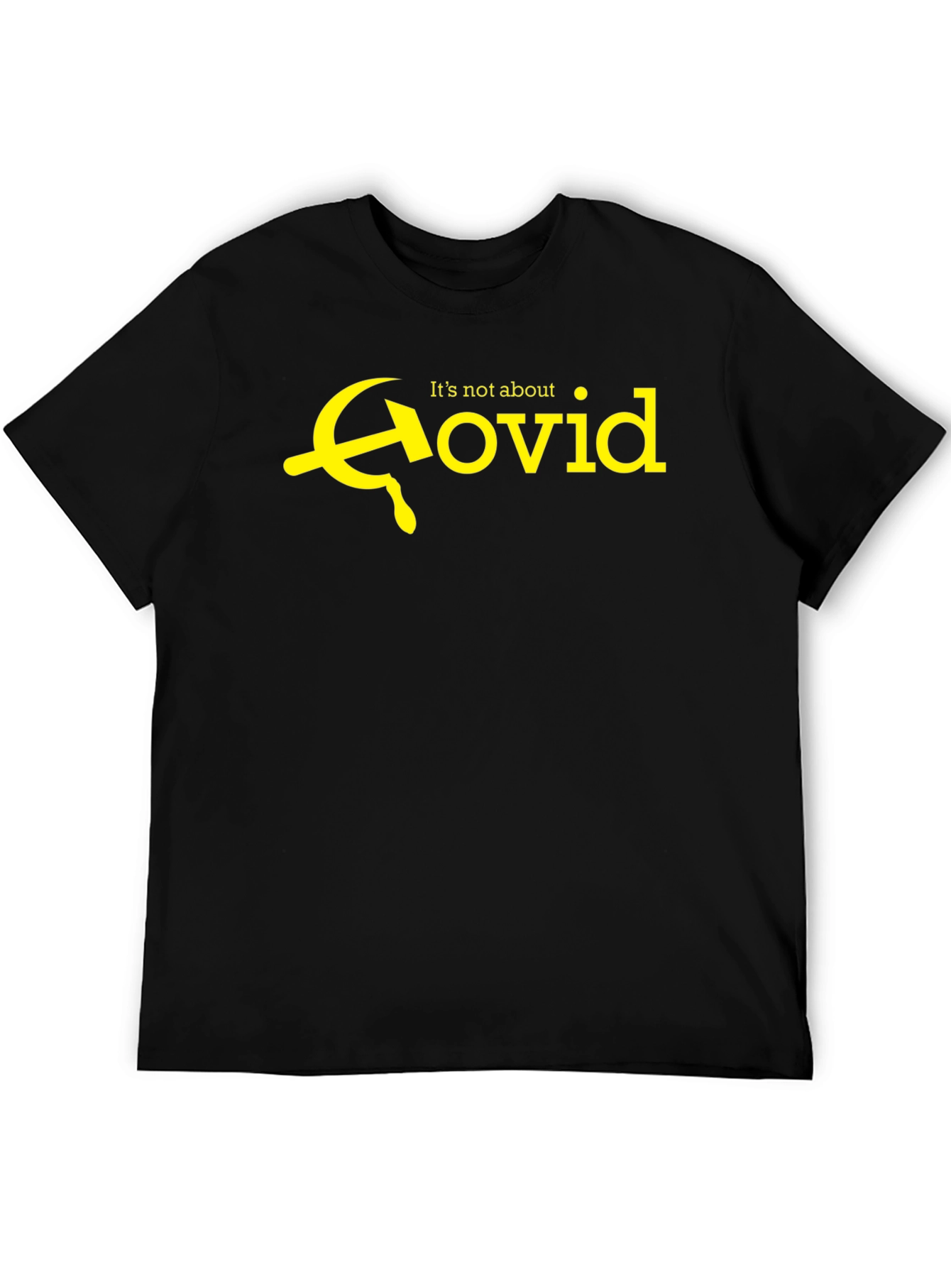 Black It's Not About Ovid T-Shirt - Anti-Establishment Tee view 5