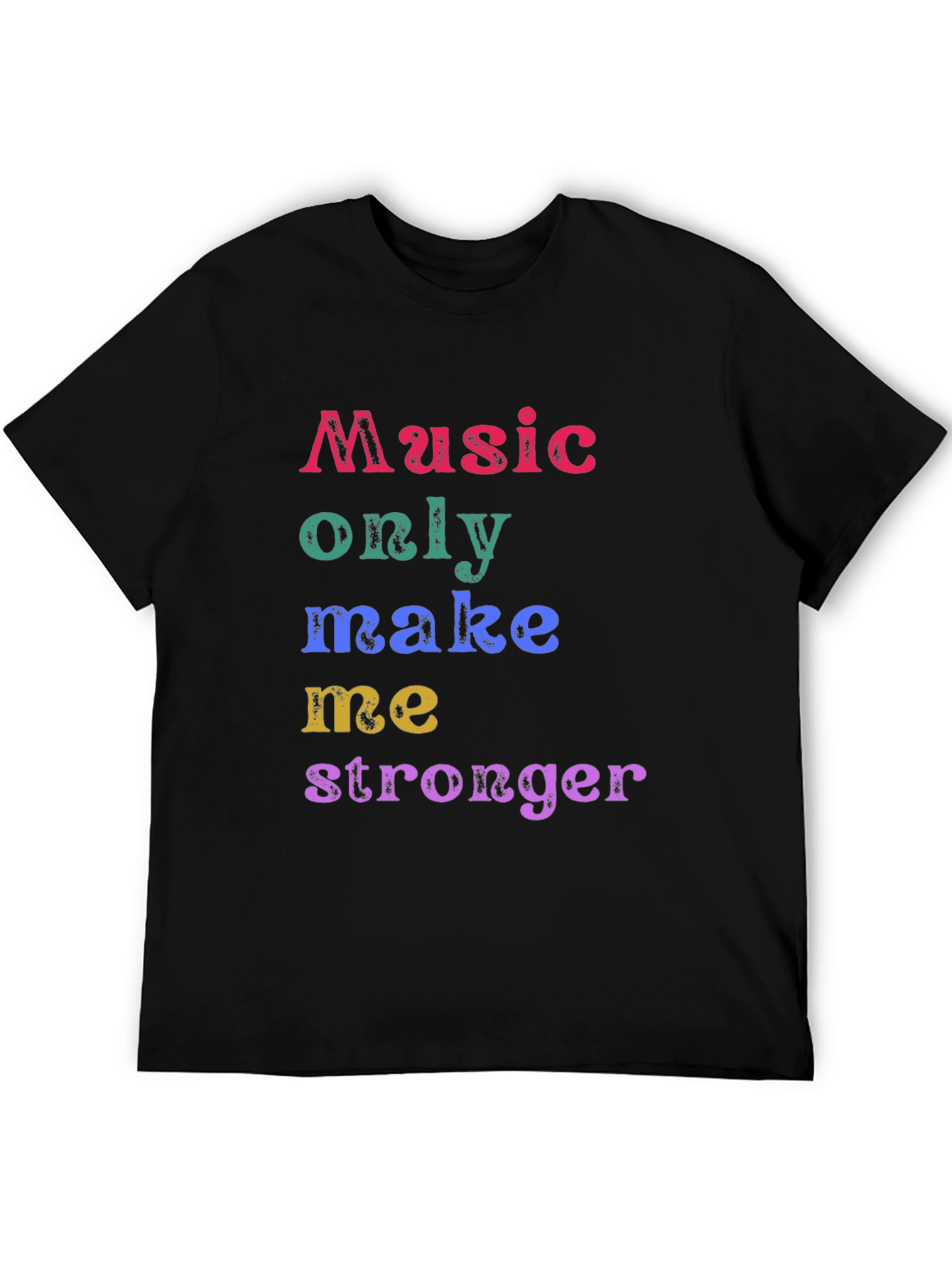Black Music Makes Me Stronger T-Shirt view 5