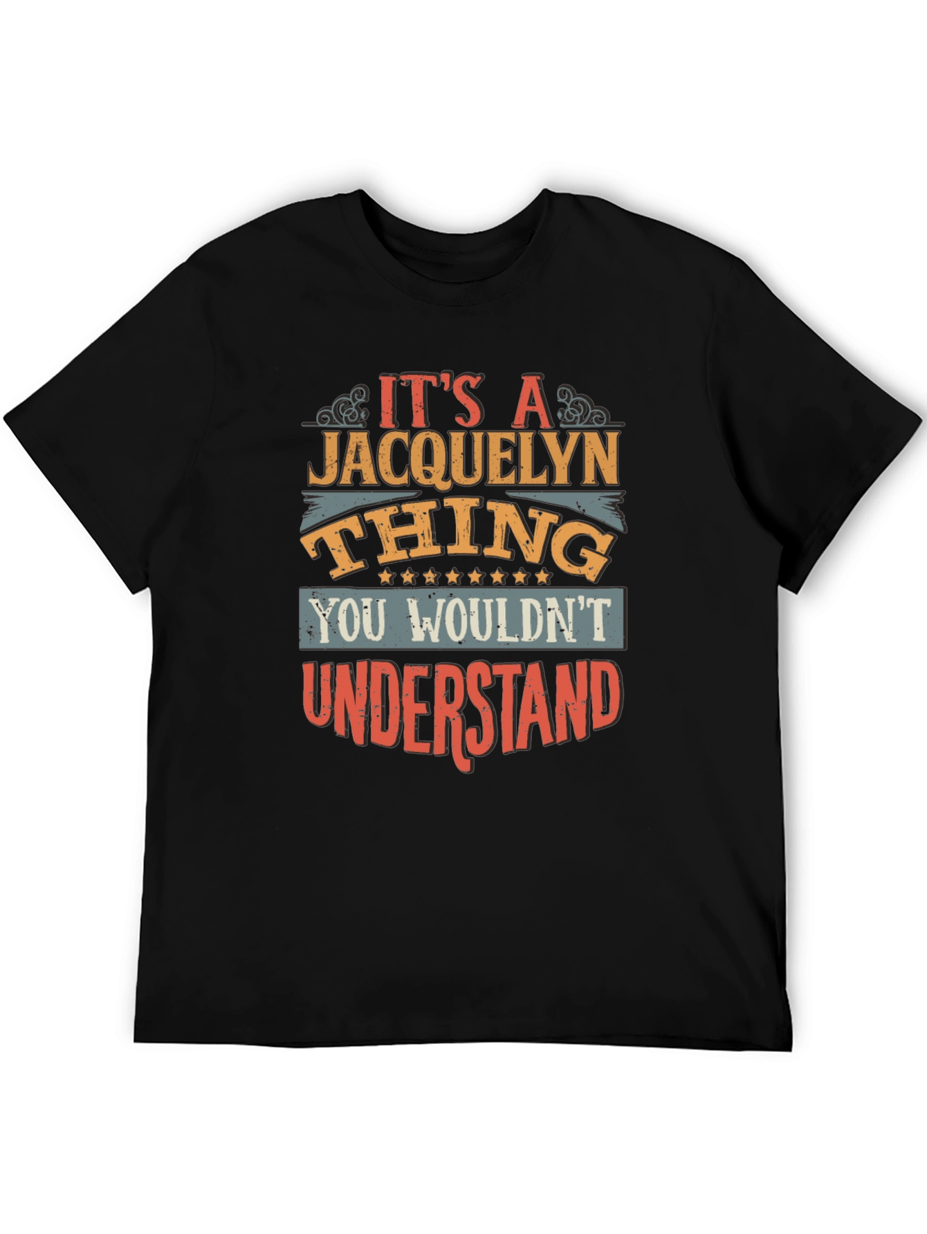 Black It's A Jacquelyn Thing Graphic T-Shirt view 5