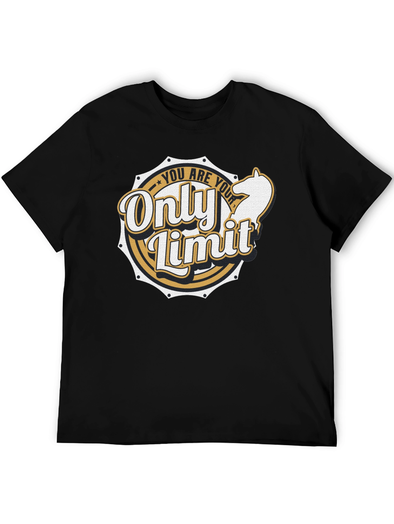 Black You Are Your Only Limit Graphic T-Shirt view 5