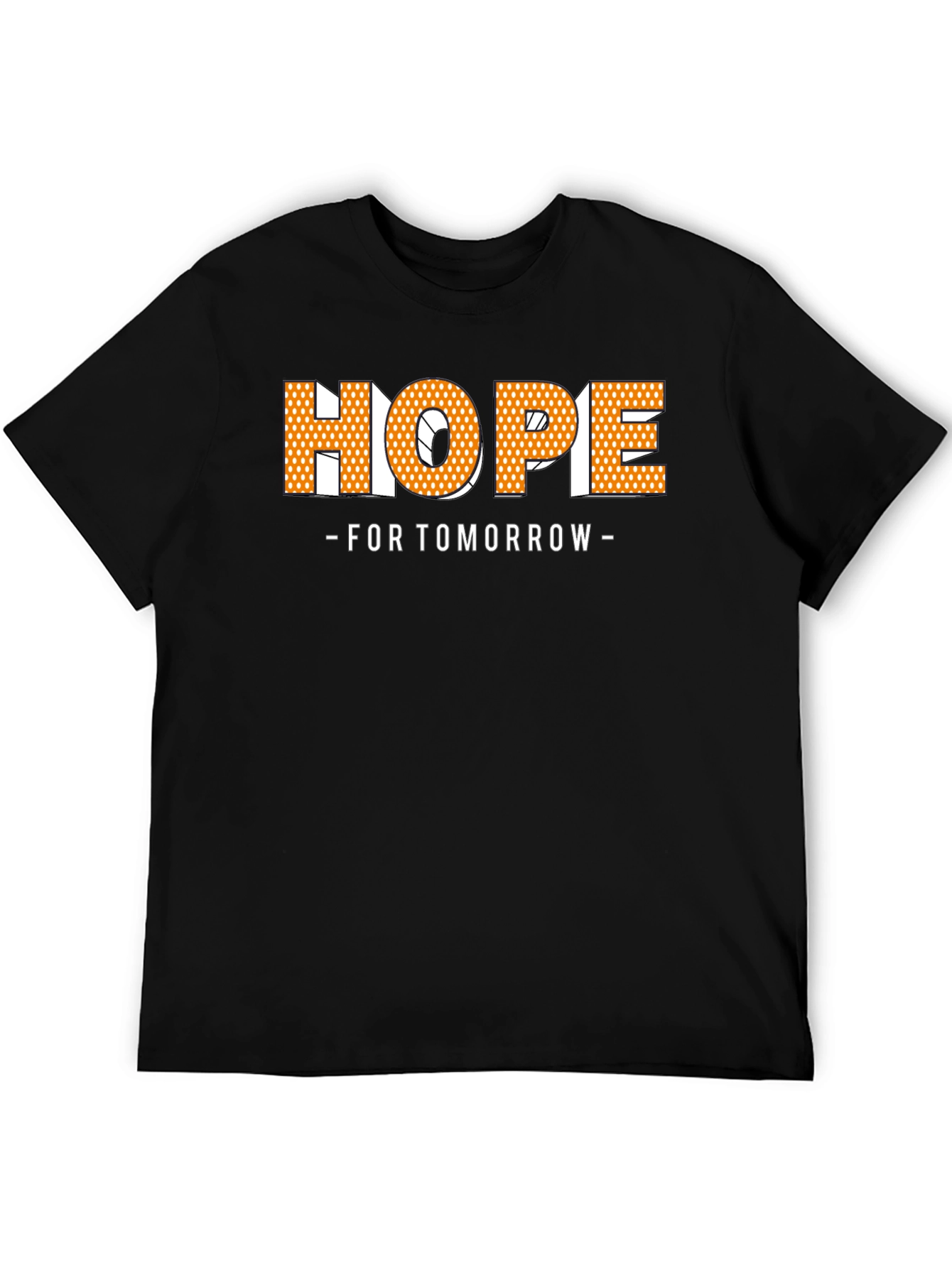 Black Hope For Tomorrow Graphic T-Shirt view 5