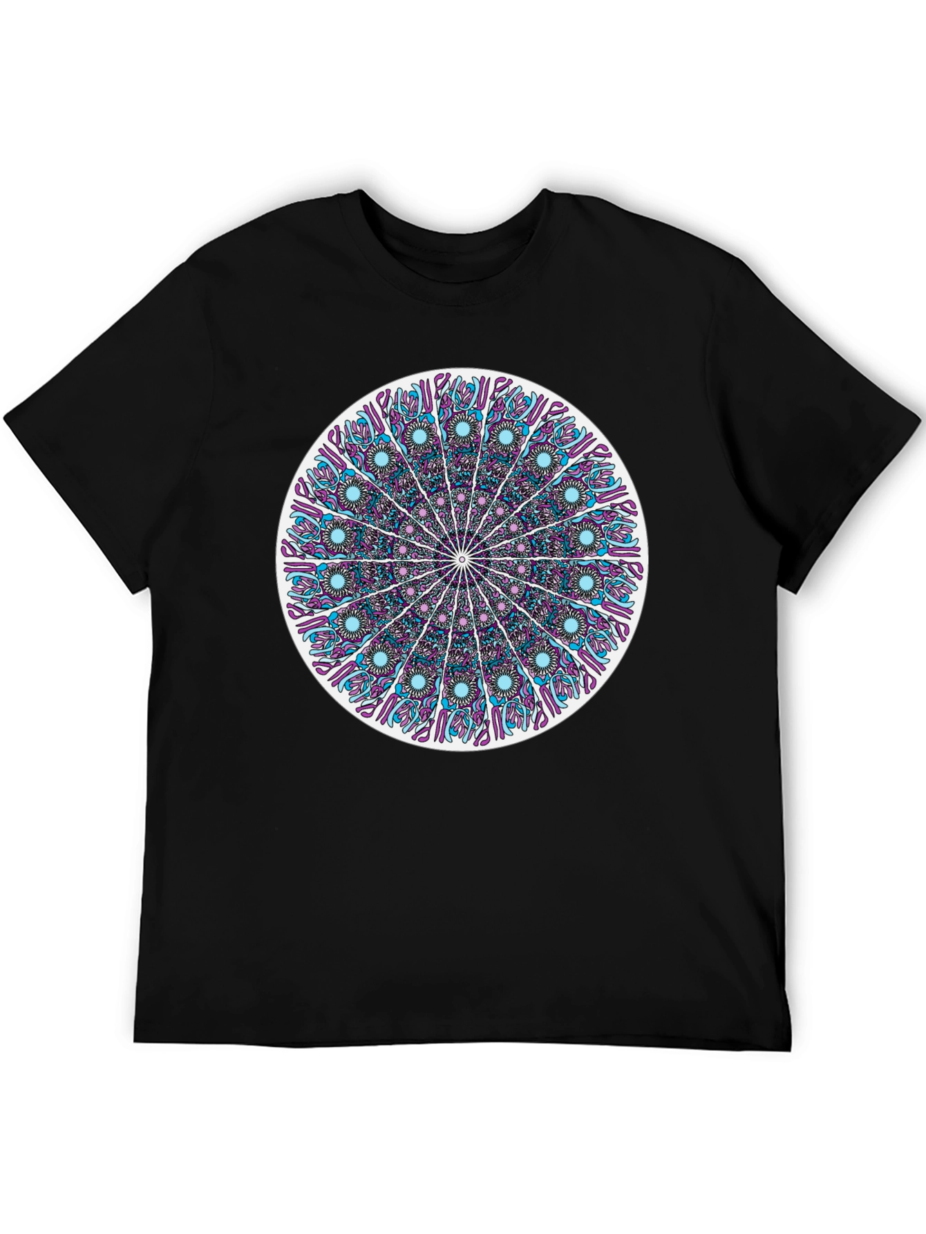 Black Mandala Graphic Tee - Stylish Unisex T-Shirt view 5