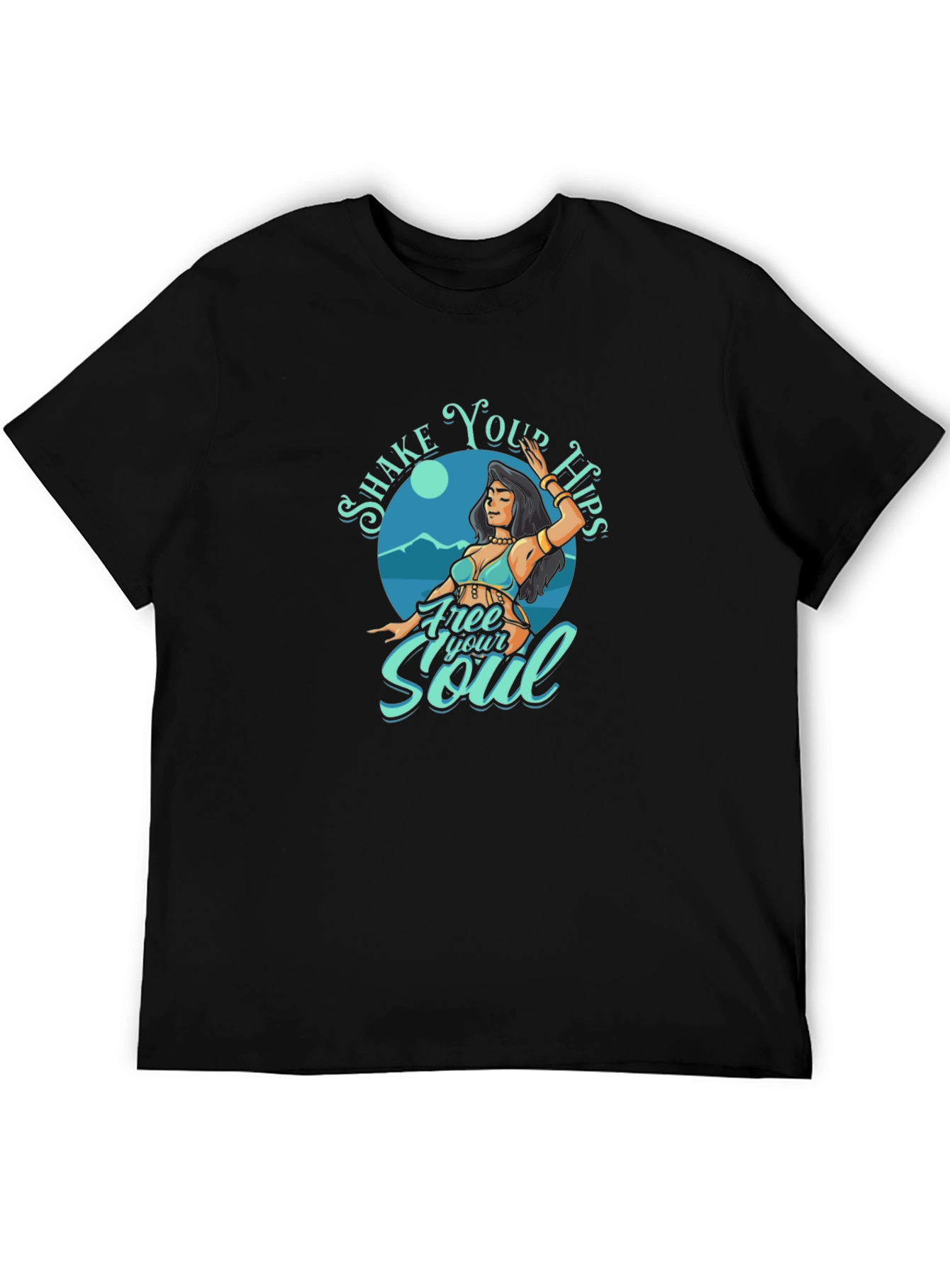 Black Shake Your Hips Graphic Tee - Free Your Soul view 5