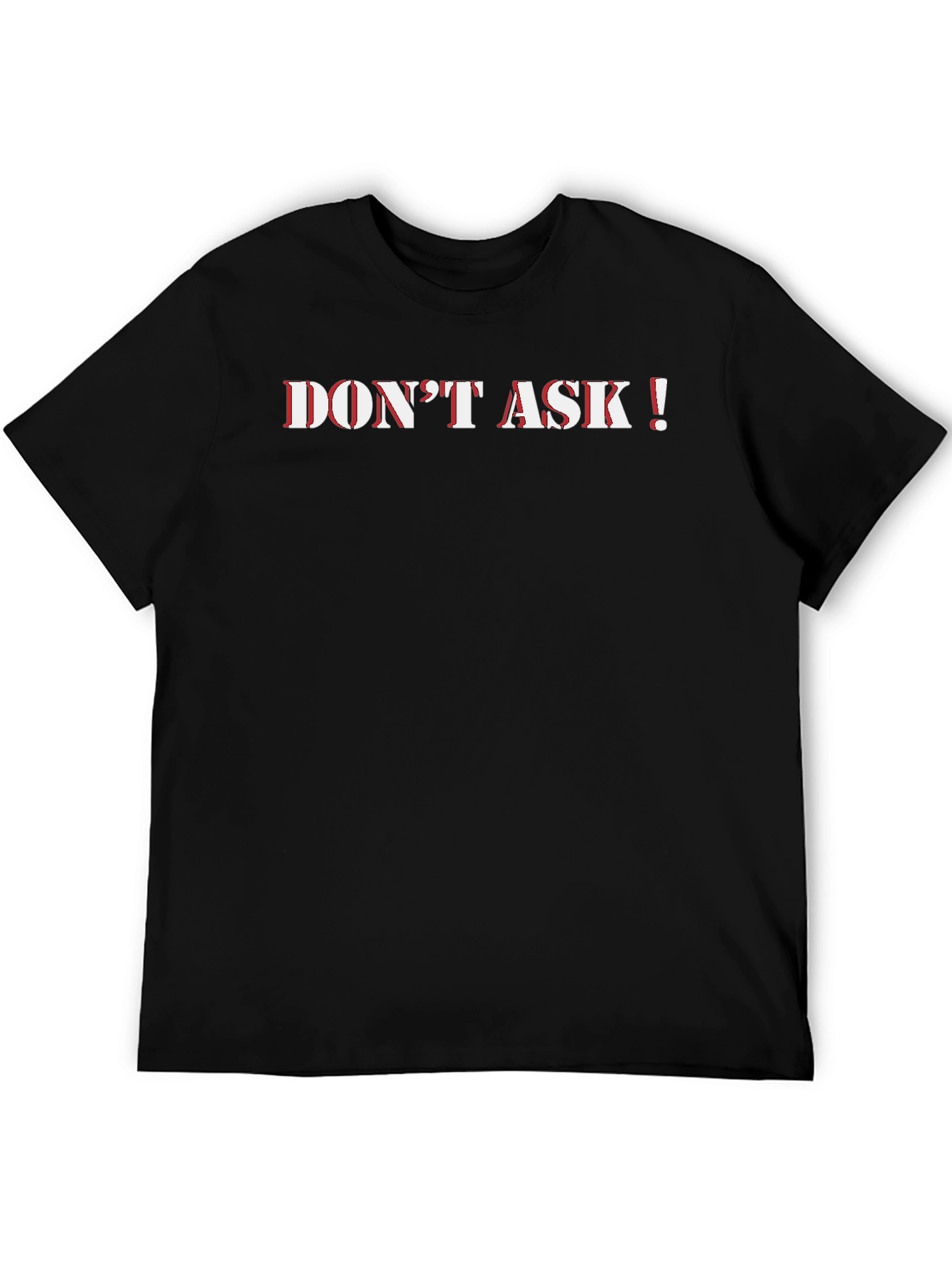 Black Don't Ask Black Graphic Tee view 5