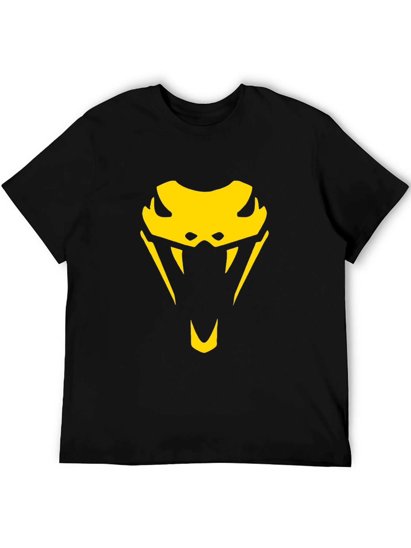 Black Viper Snake Logo Graphic T-Shirt view 5