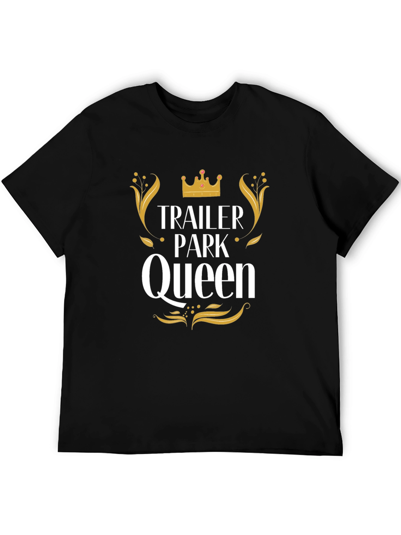 Black Trailer Park Queen Graphic T-Shirt - Novelty Tee view 5