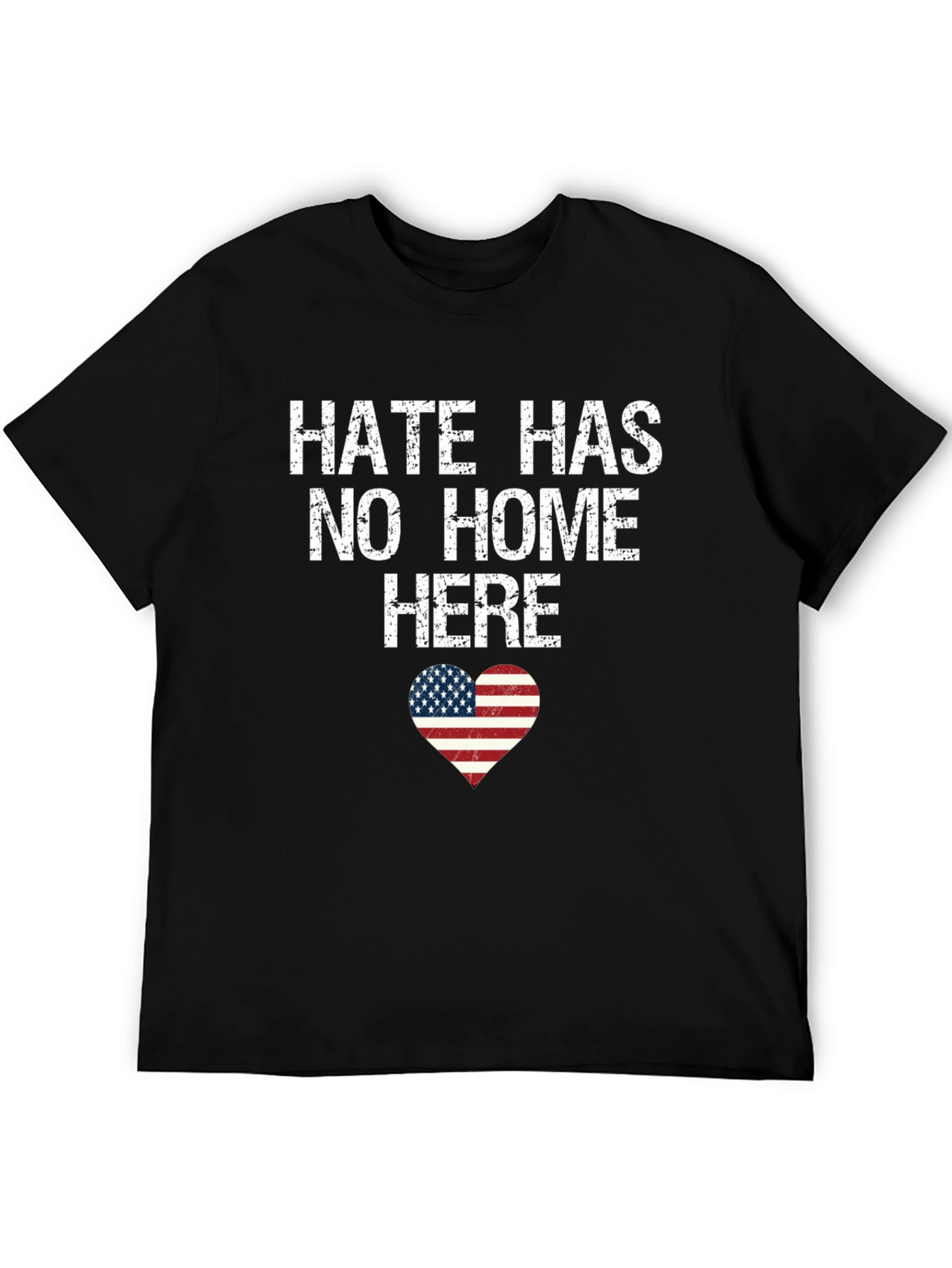 Black Hate Has No Home Here Graphic Tee view 5
