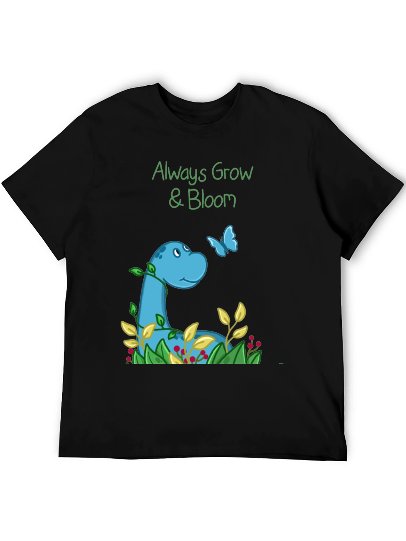 Black Always Grow & Bloom Graphic Tee view 5