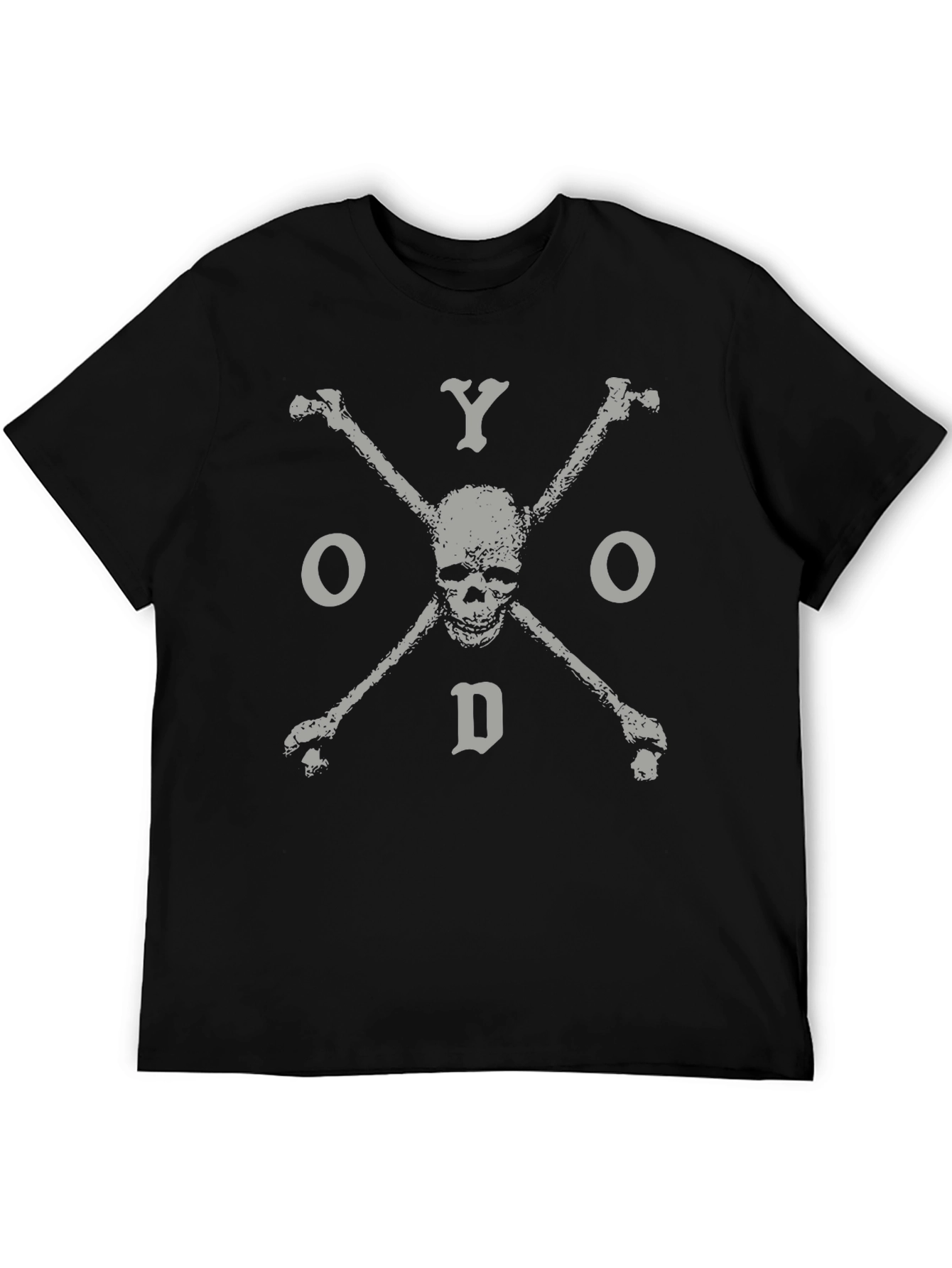 Skull & Crossbones Graphic Tee - YOLO Design - 5