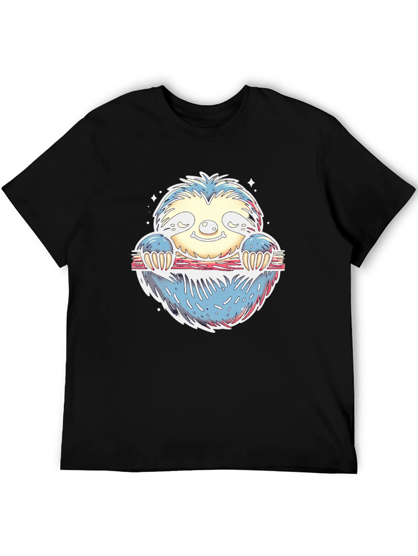 Sloth Graphic T-Shirt - Relaxed Fit - 5