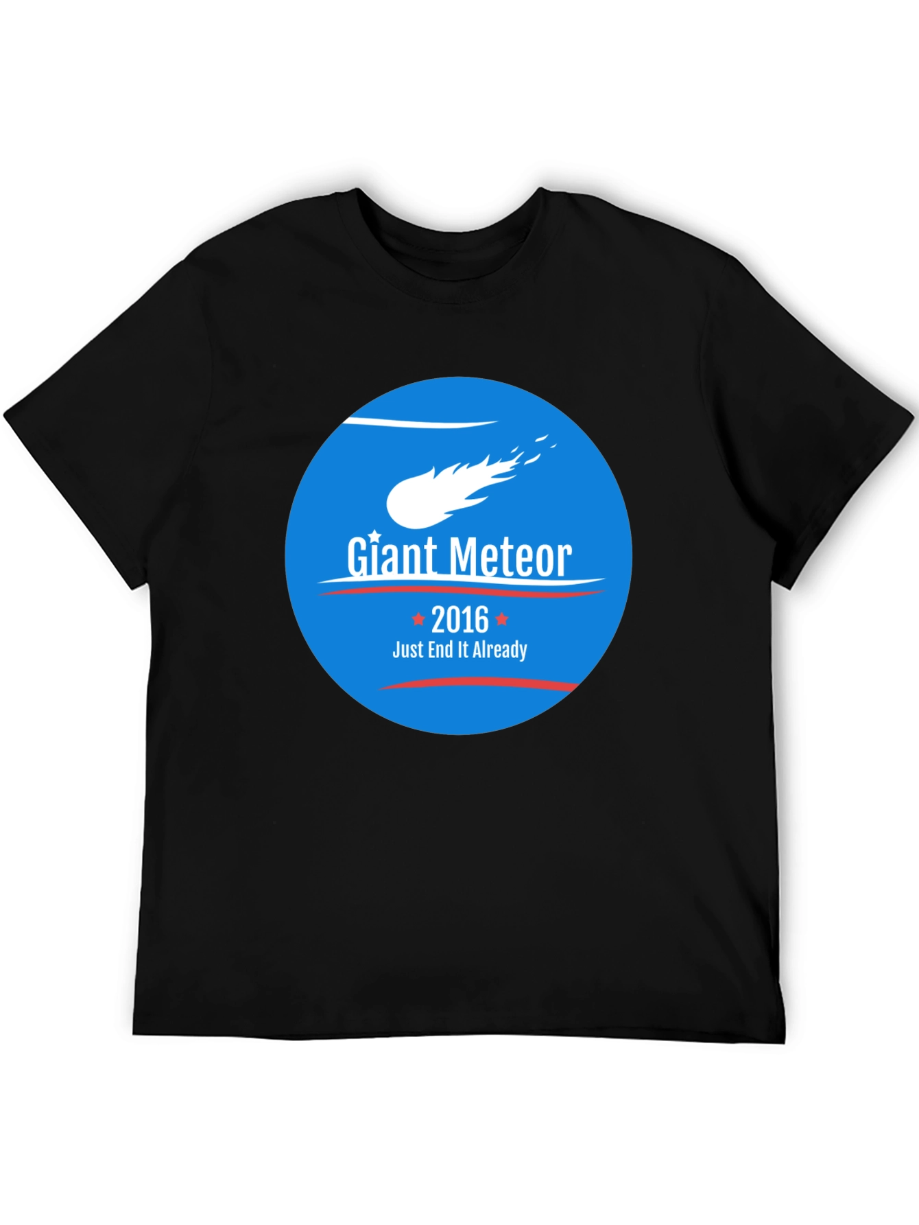 Black Giant Meteor 2016 Funny T-Shirt view 5