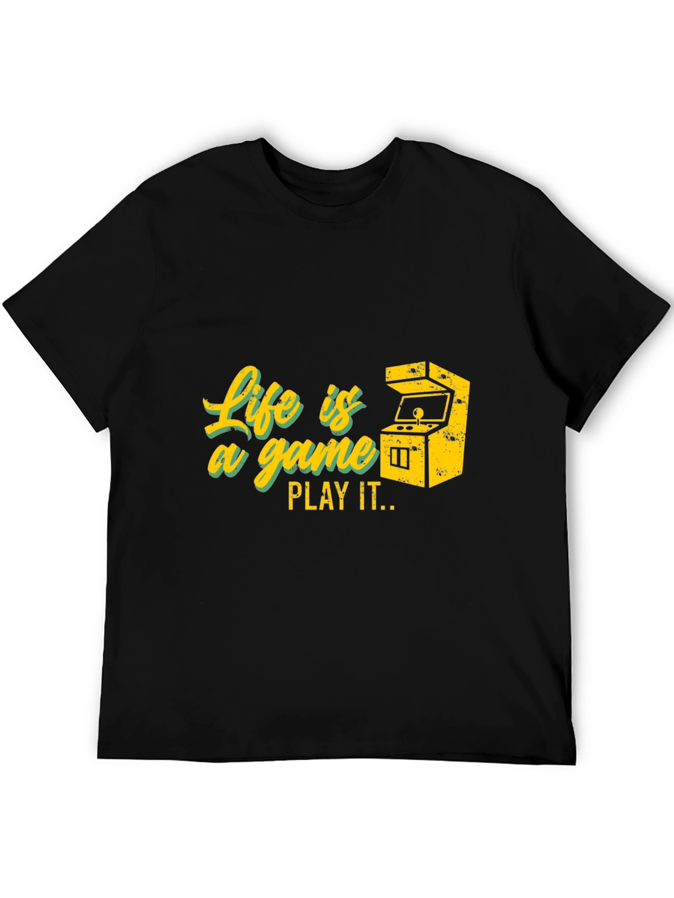 Black Life is a Game T-Shirt - Gamer Style view 5