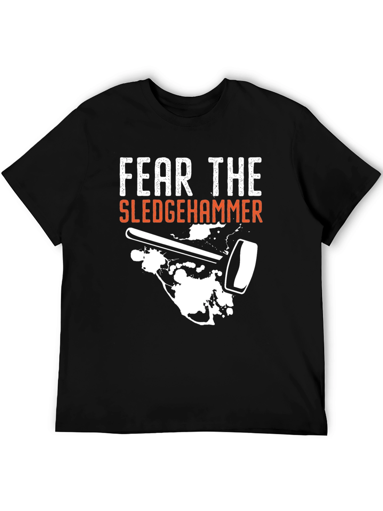 Black Fear the Sledgehammer Graphic Tee view 5