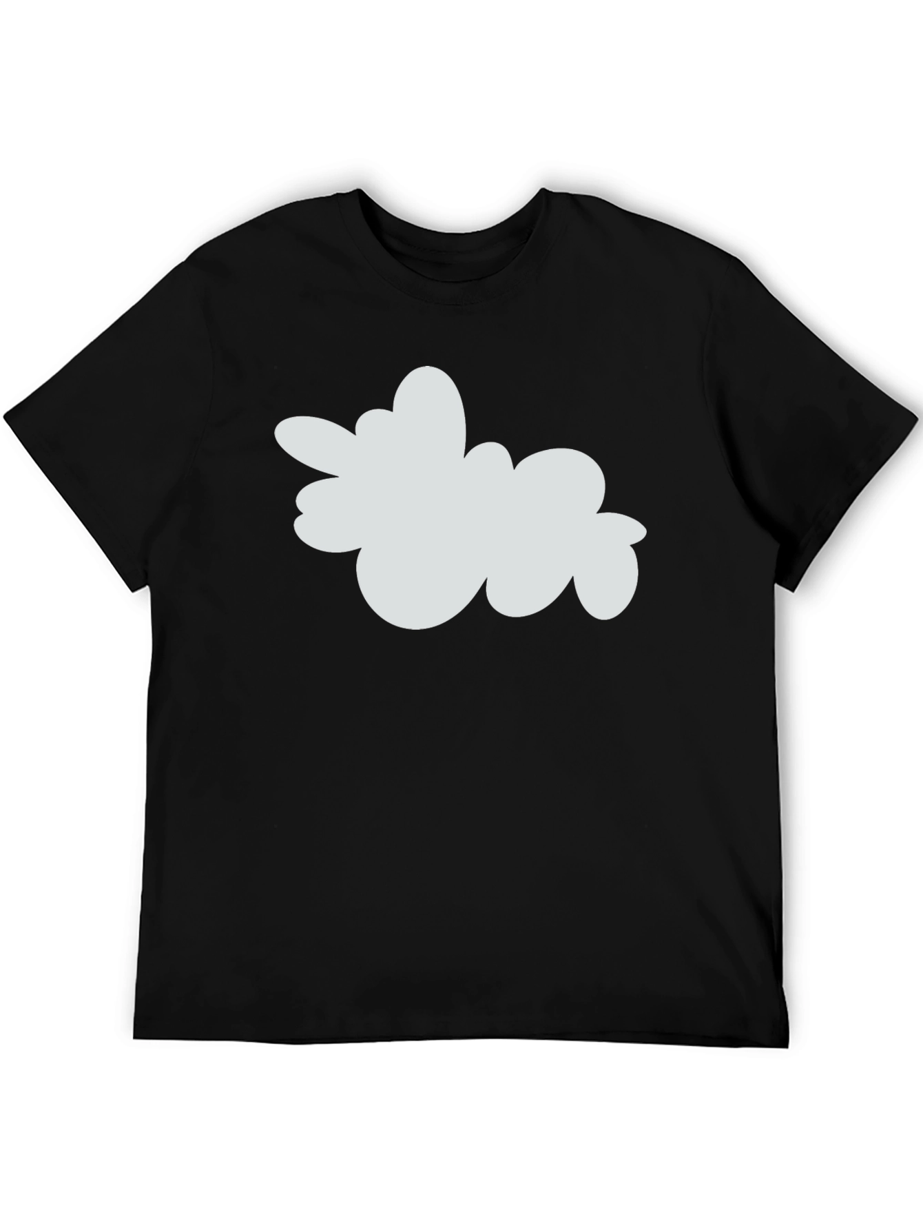 Black Cloud Graphic Tee - Casual Style view 5