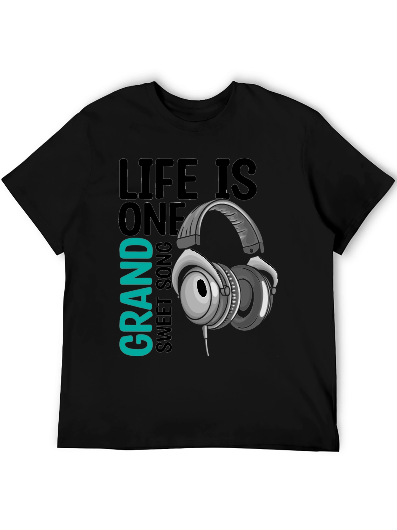 Black Life is One Grand Sweet Song Graphic Tee view 5