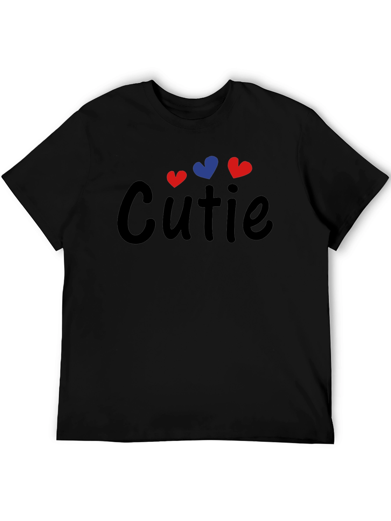 Black Cutie Graphic Tee - Soft Cotton Casual Shirt view 5