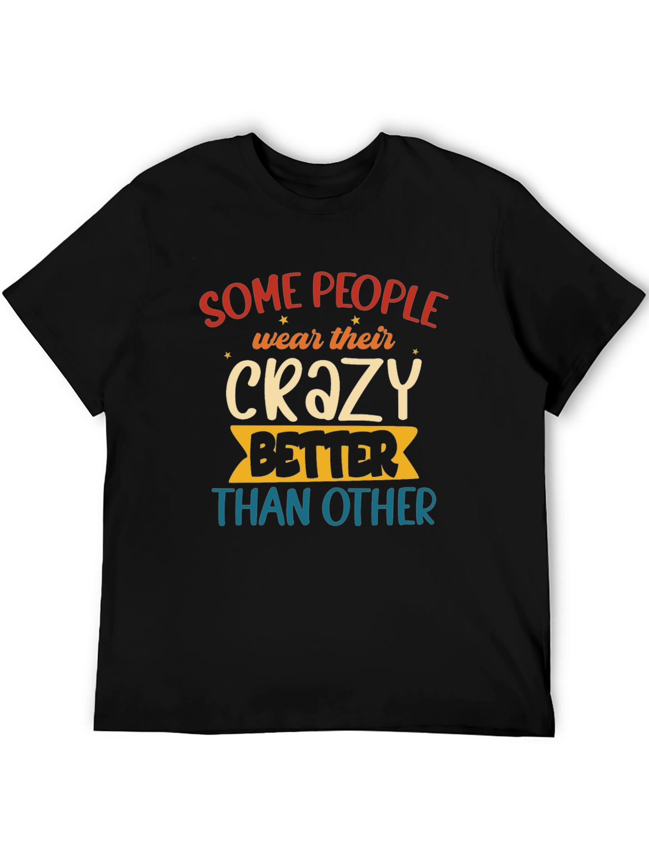 Black Crazy Better Graphic Tee view 5