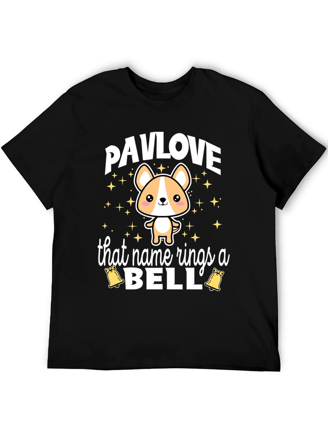 Black Pavlove Cute Dog Humor T-Shirt view 5