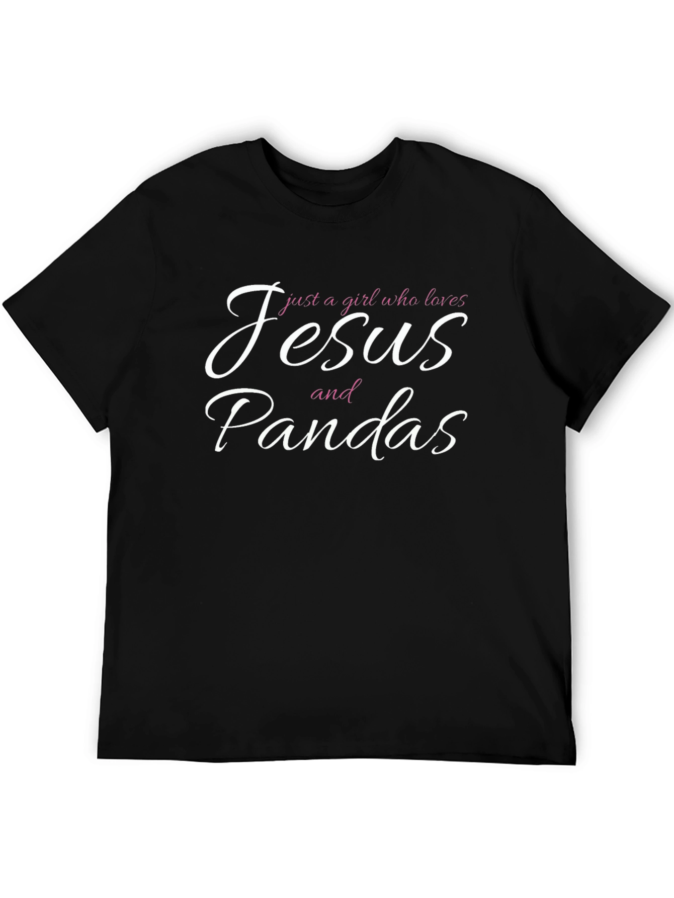 Black Jesus & Pandas T-Shirt - Girl Who Loves Tee view 5