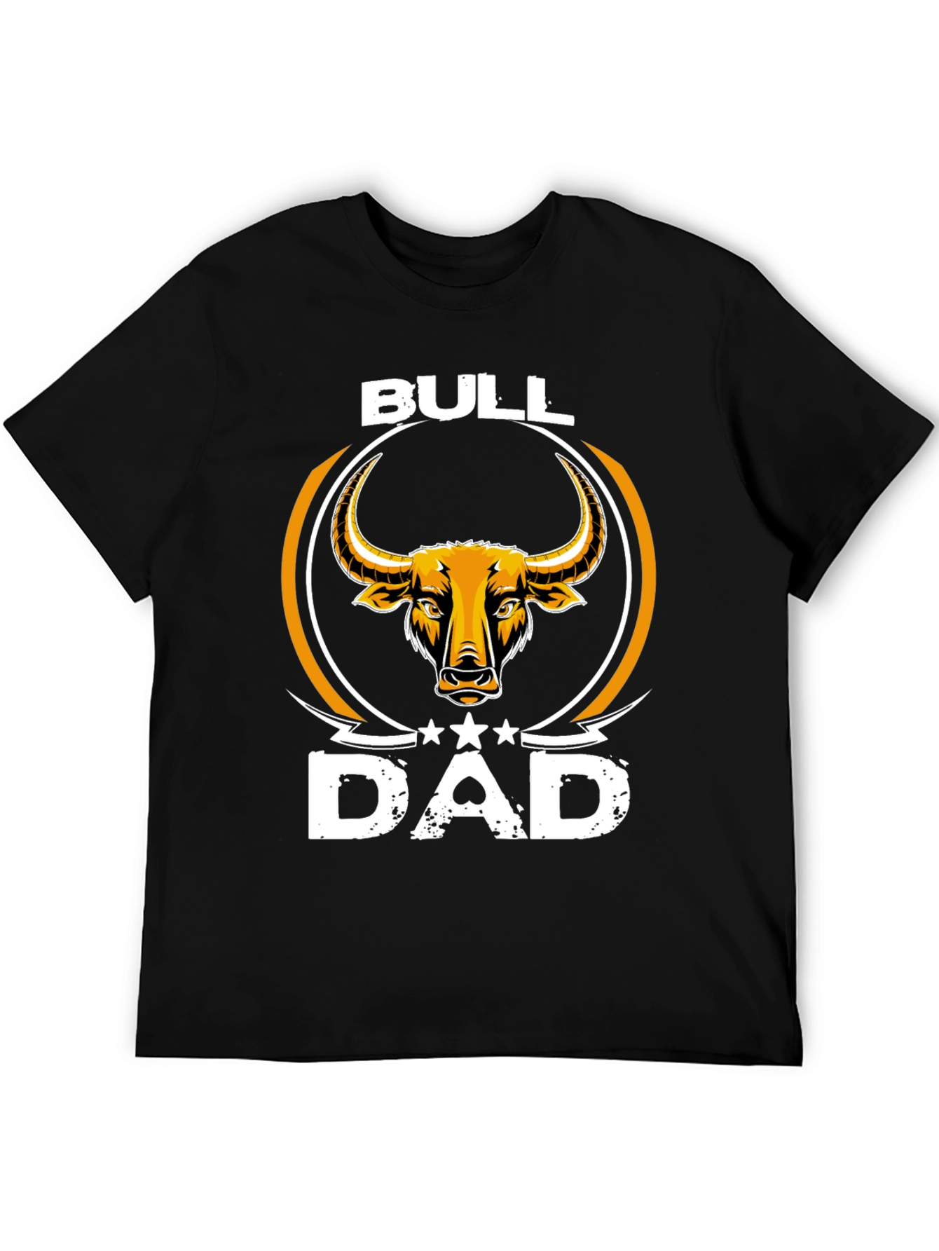 Black Bull Dad Graphic Tee - Stylish Father's Day Apparel view 5