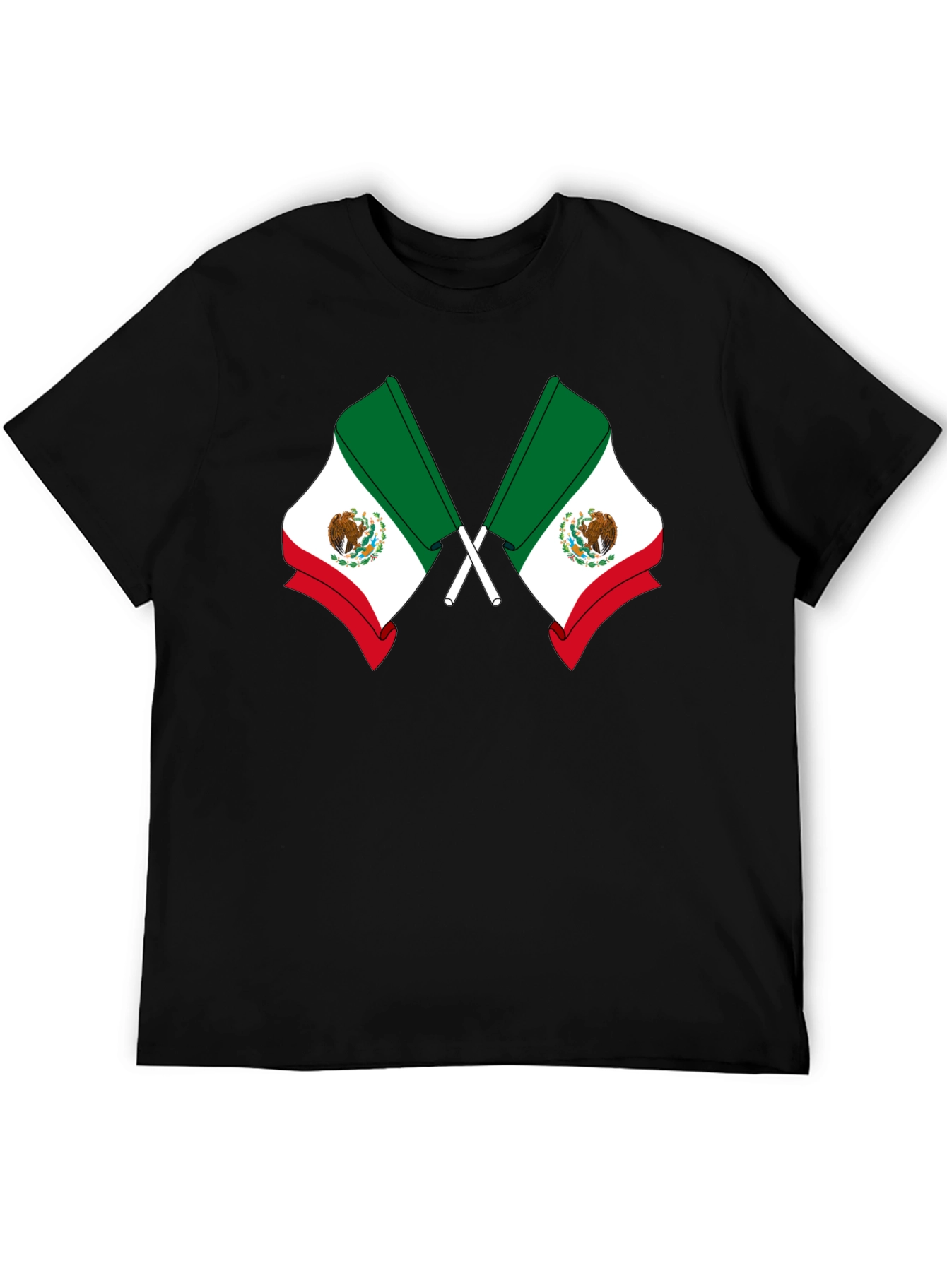 Black Mexican Flag T-Shirt - Viva Mexico! view 5
