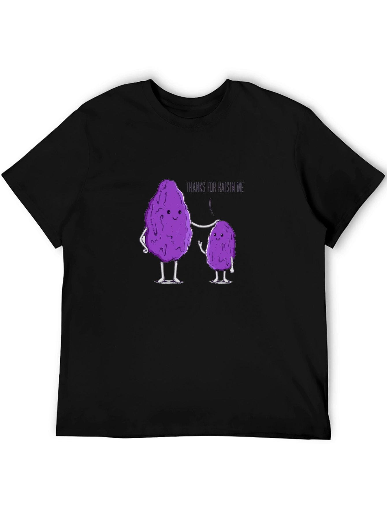 Black Funny Raisin Pun T-Shirt - Thanks for Raisin' Me view 5