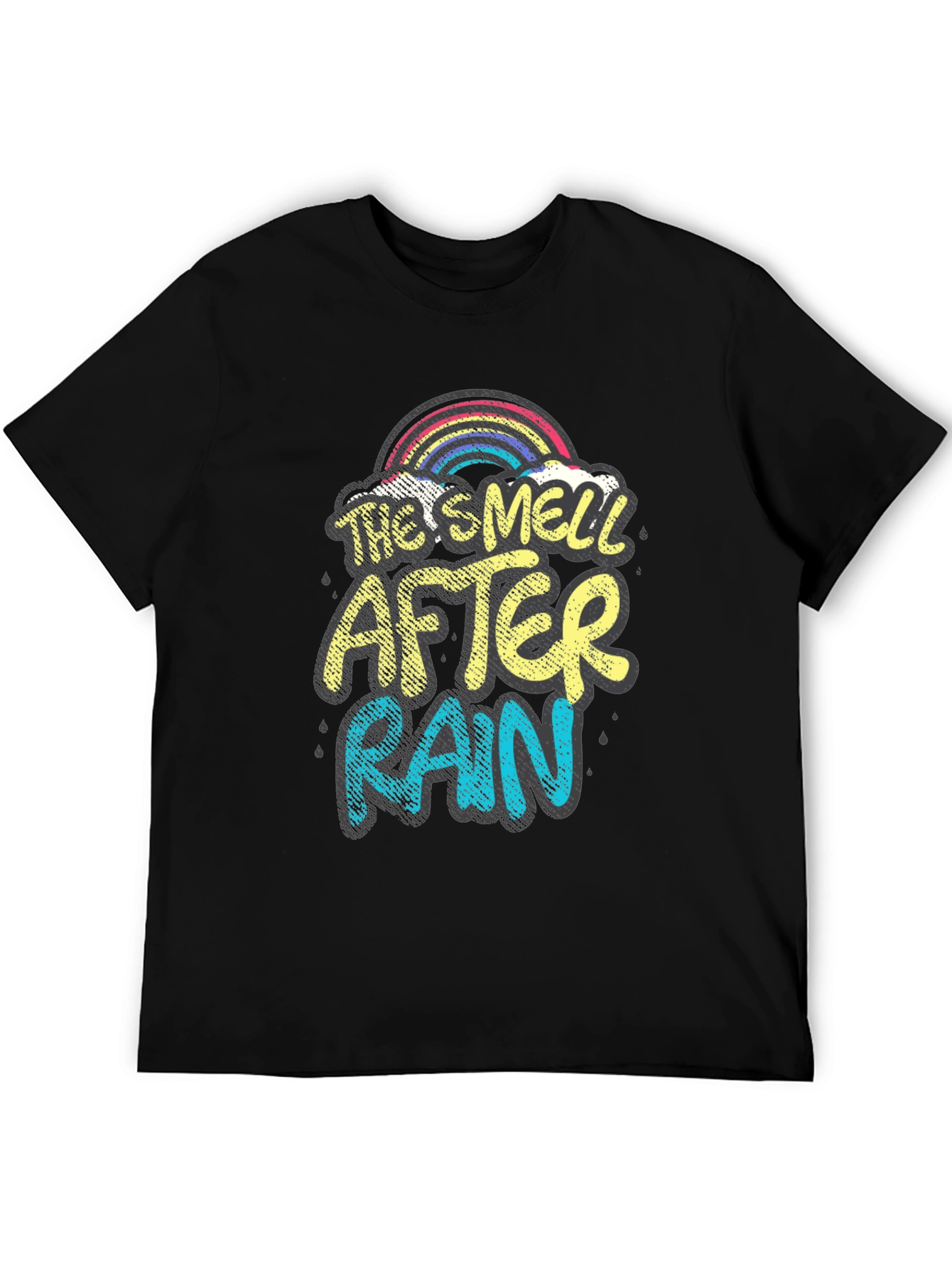 Black The Smell After Rain Graphic Tee - Black view 5
