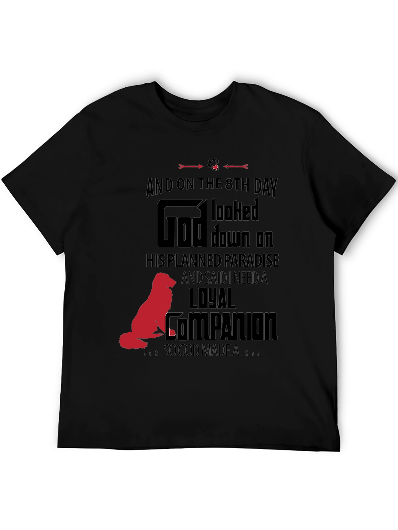 Dog Lover T-Shirt: Loyal Companion Design - 5