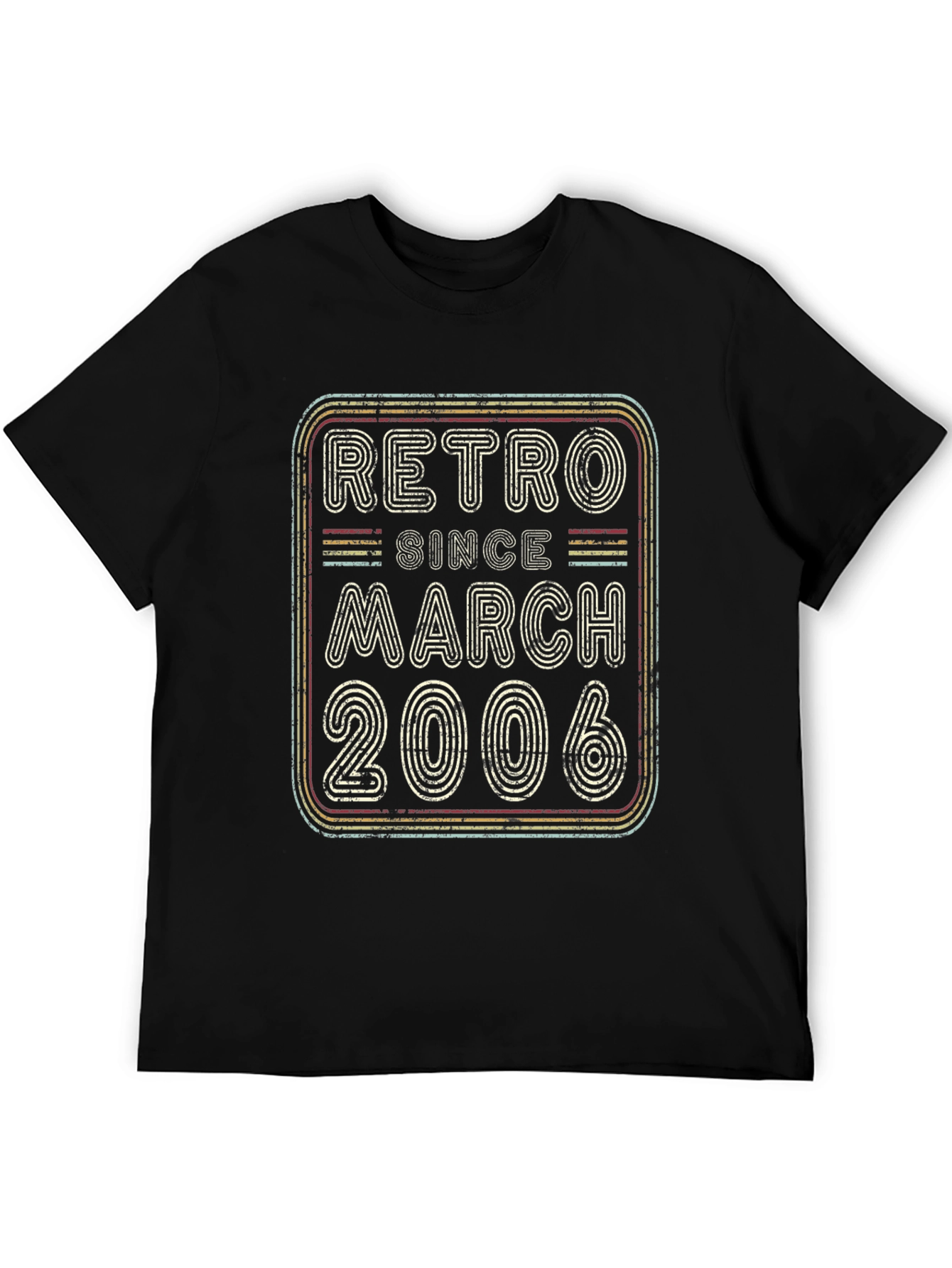 Black Retro March 2006 Graphic Tee view 5