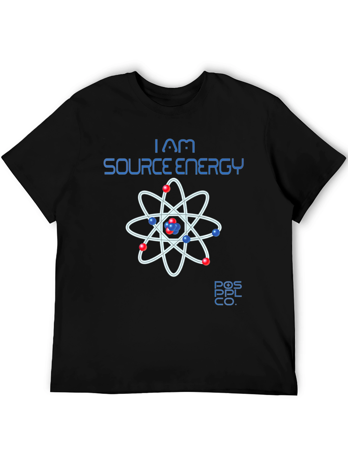 Black I Am Source Energy Graphic T-Shirt view 5