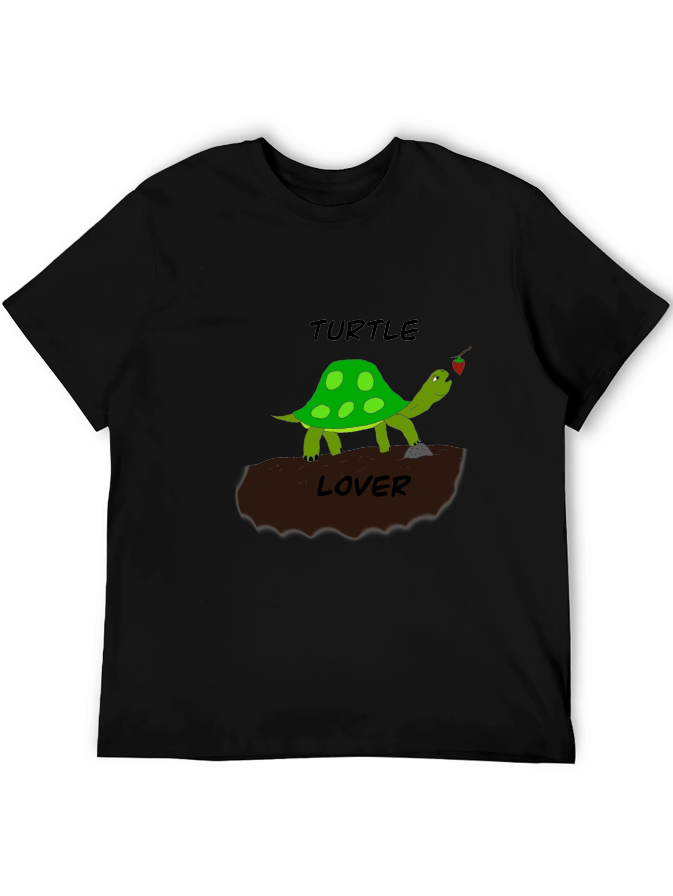 Black Turtle Lover Graphic T-Shirt view 5
