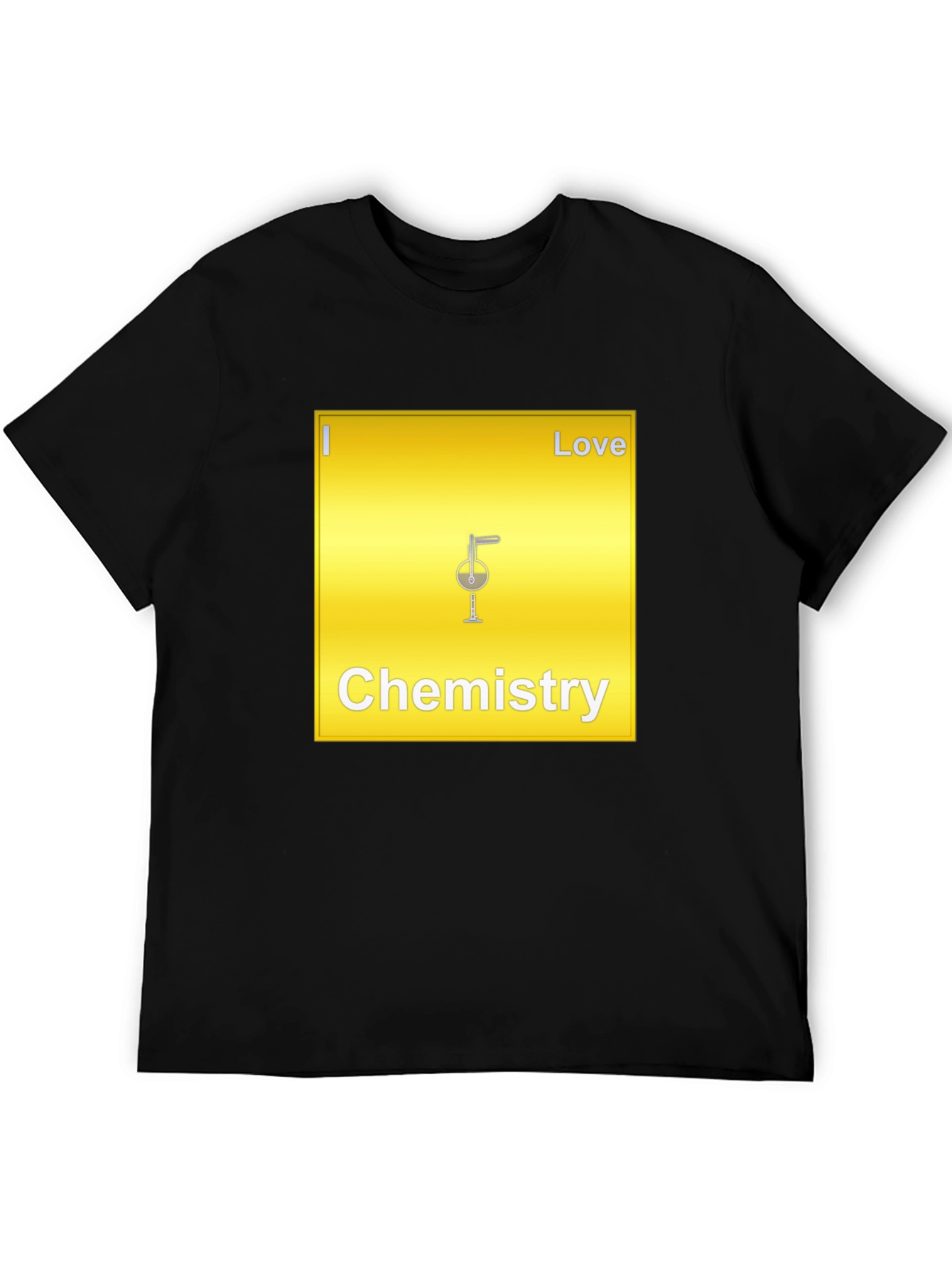 Black Chemistry Love T-Shirt - Black Cotton view 5