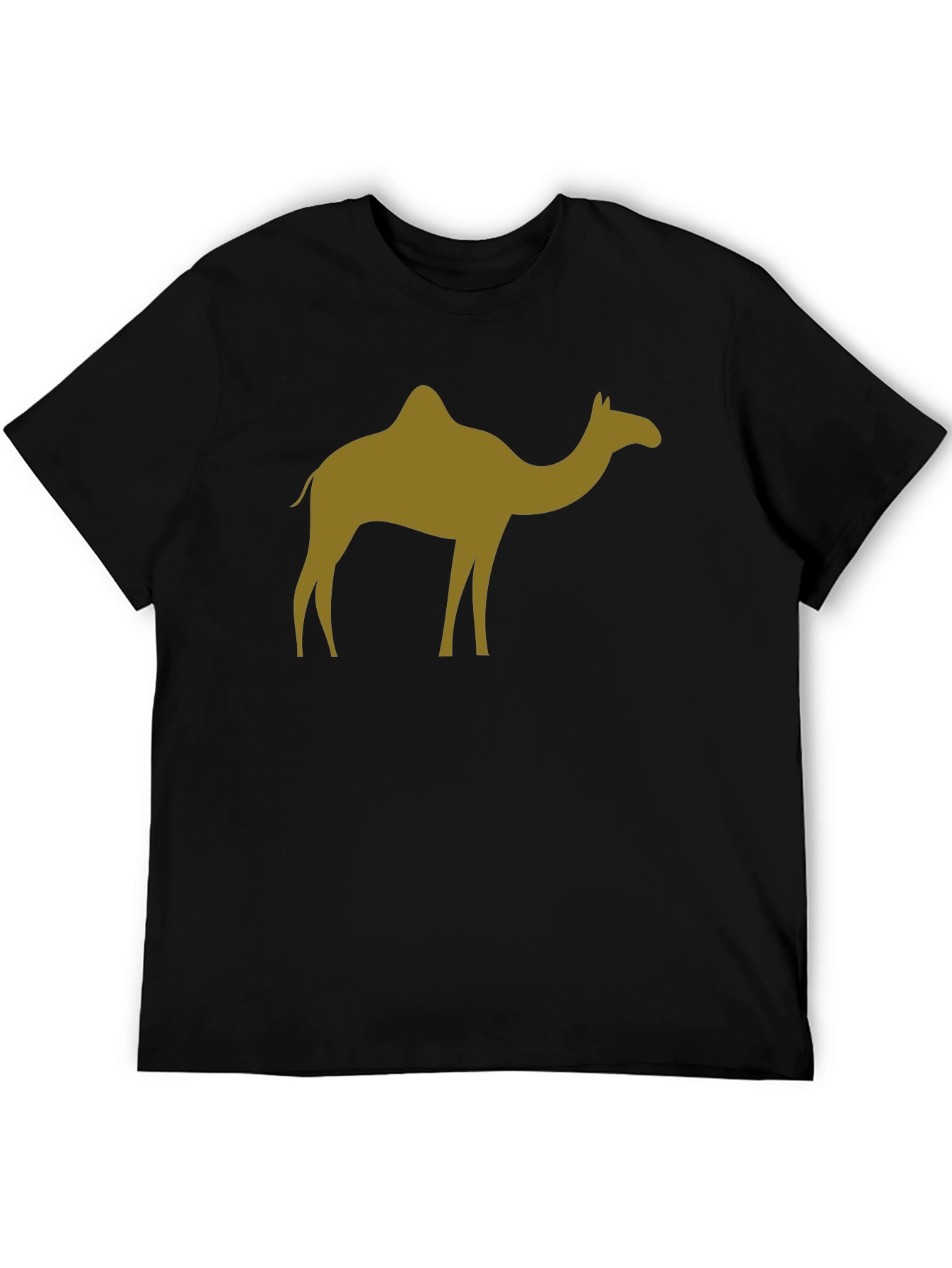 Black Camel Silhouette Black T-Shirt view 5