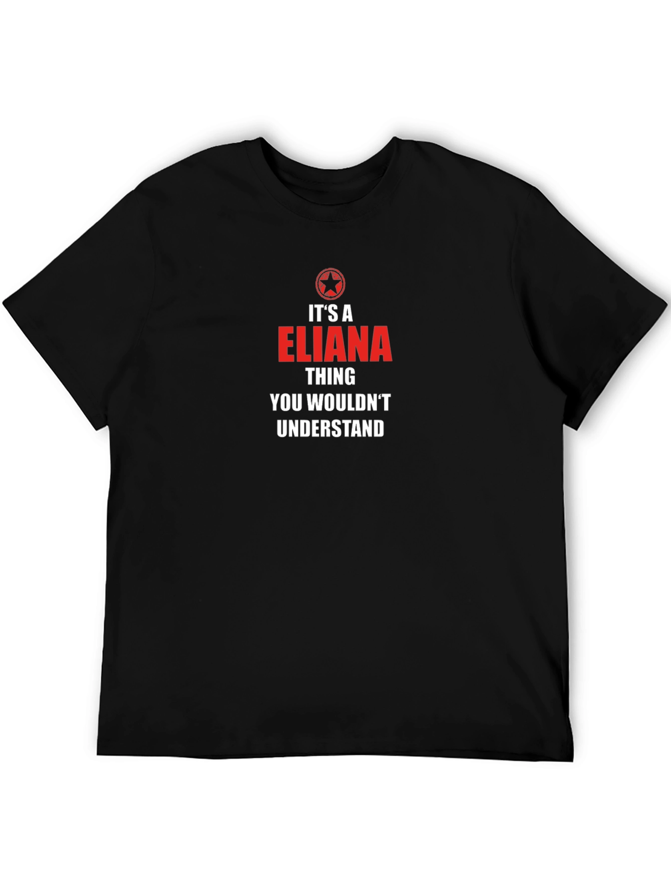Black It's A Eliana Thing T-Shirt view 5