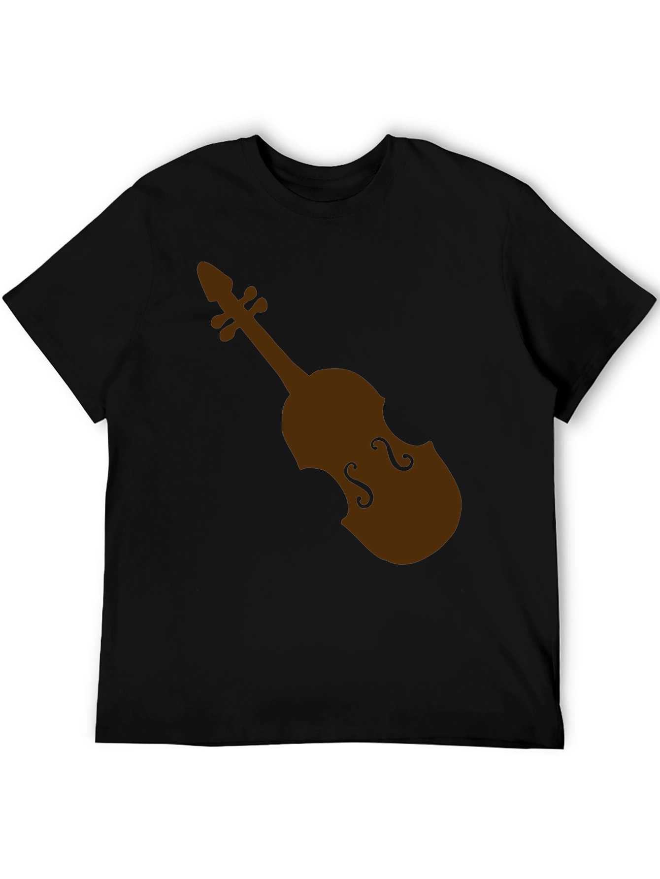 Black Violin Graphic Black T-Shirt view 5