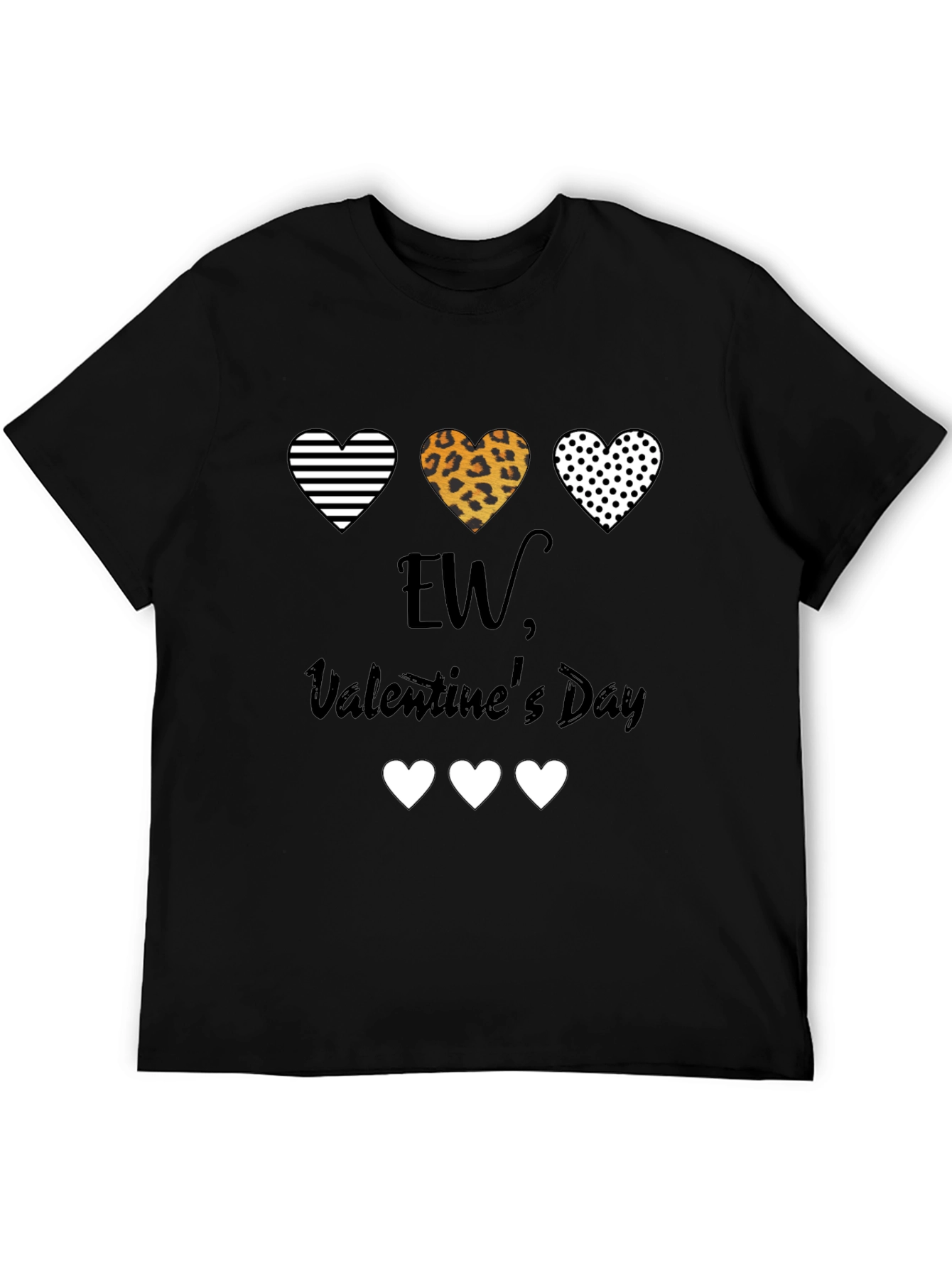 Black Ew, Valentine's Day T-Shirt view 5