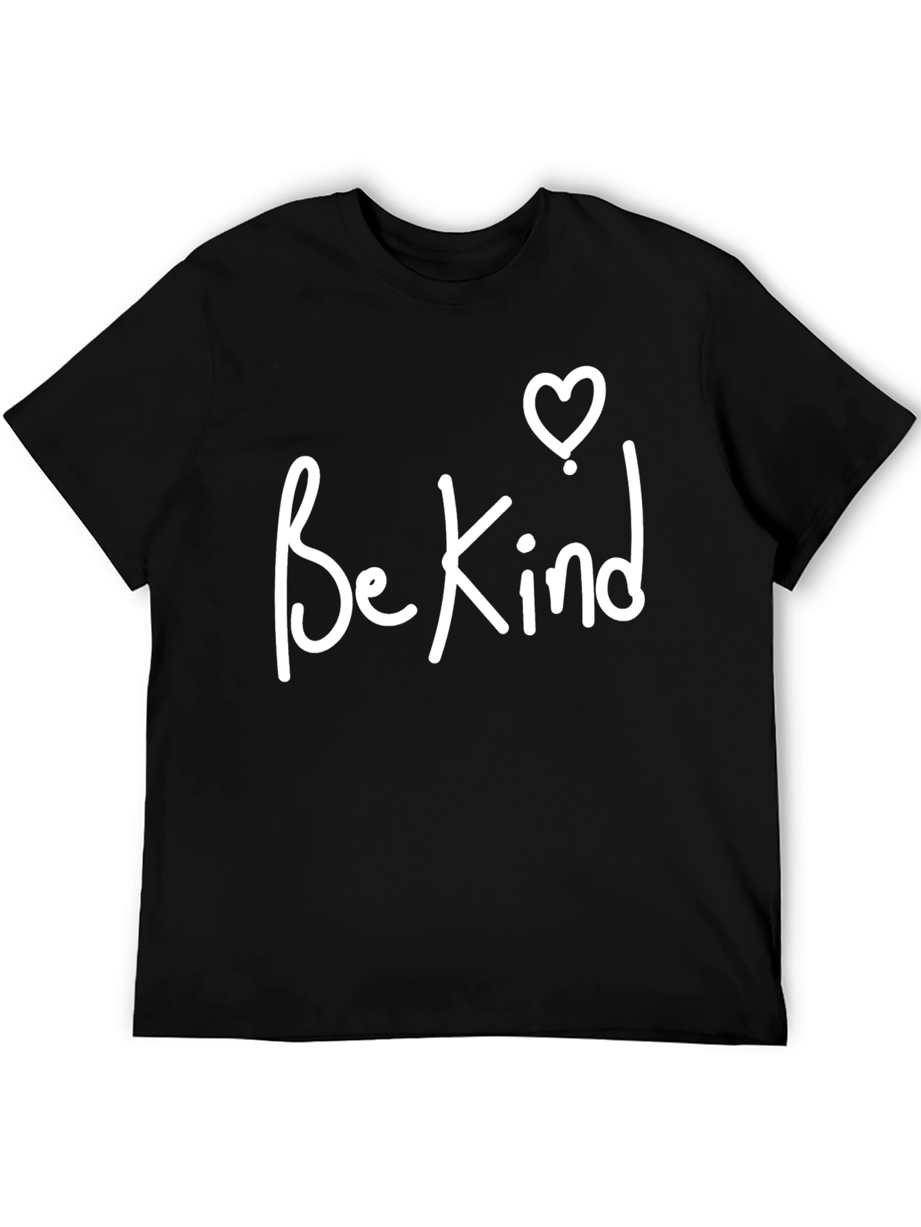 Black Be Kind T-Shirt - Positive Message Tee view 5