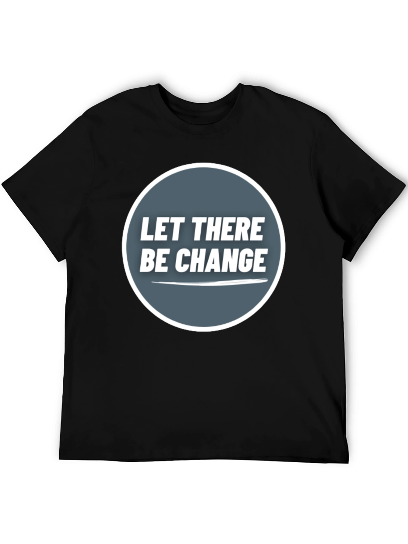 Black Let There Be Change T-Shirt - Stylish Graphic Tee view 5