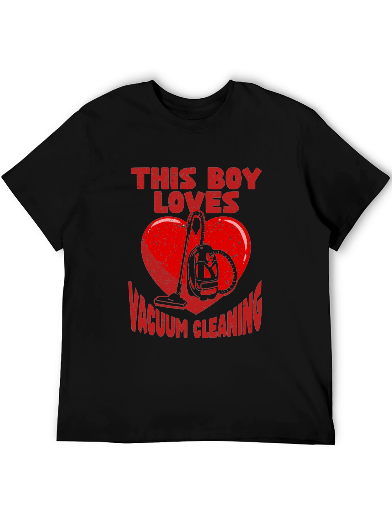 Black Funny Vacuum Cleaning Lover T-Shirt view 5