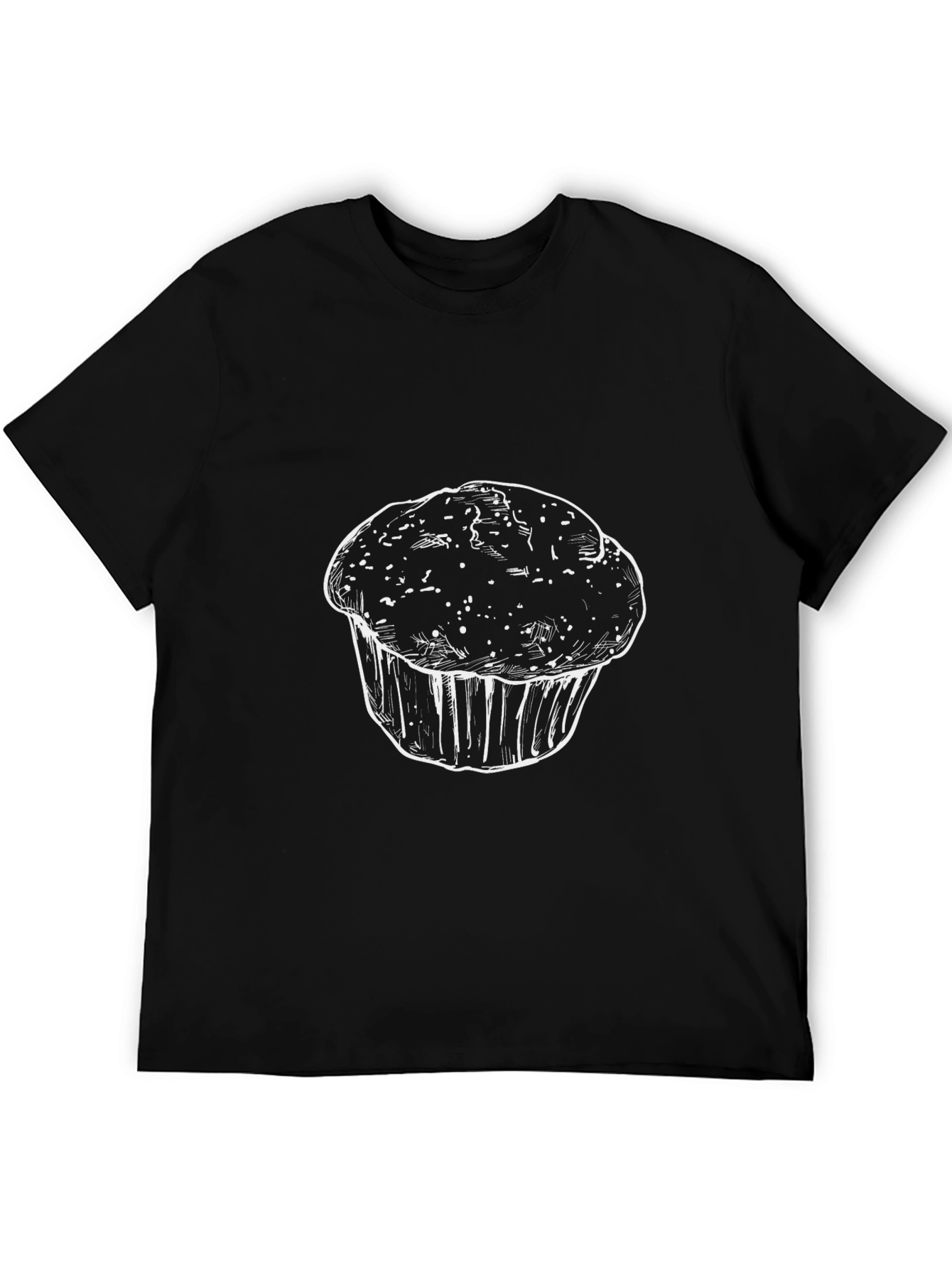 Black Muffin Graphic T-Shirt view 5