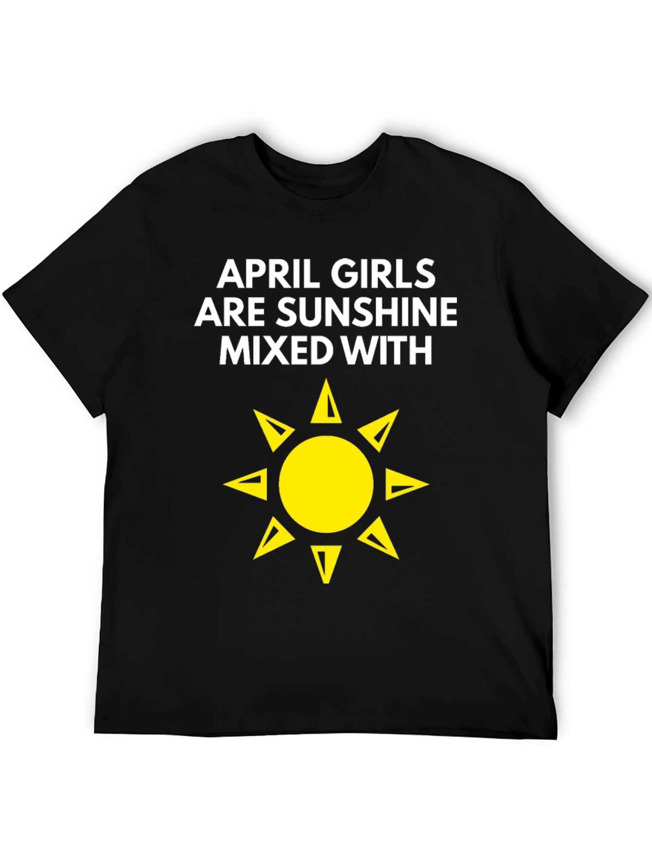 Black April Girls Sunshine T-Shirt view 5