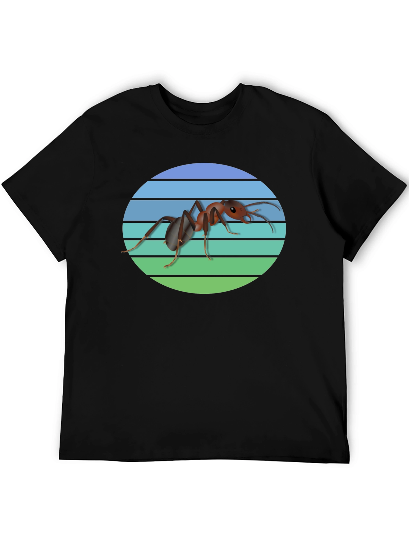 Black Ant Graphic T-Shirt - Cool Insect Design view 5
