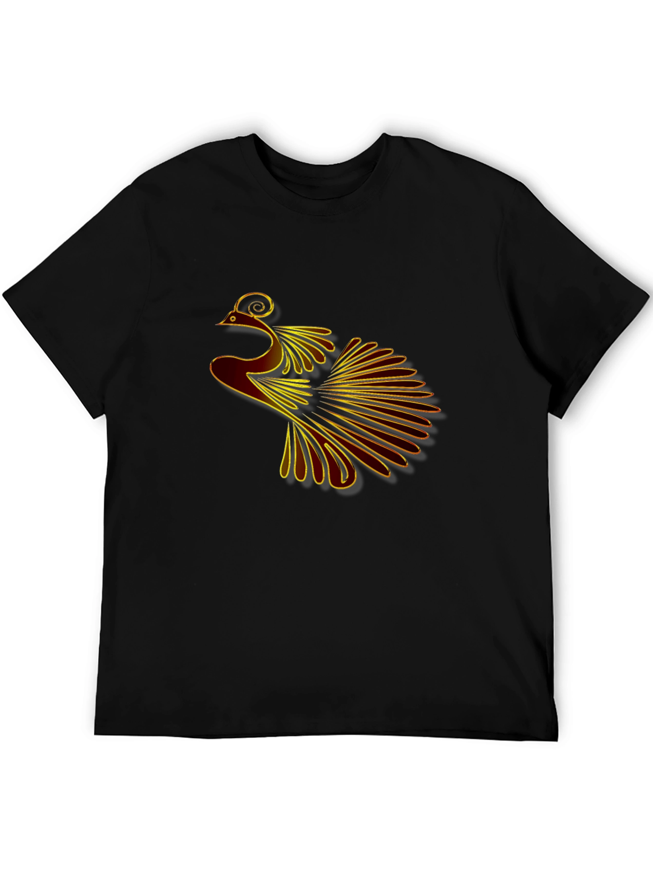 Black Phoenix Graphic Black T-Shirt view 5