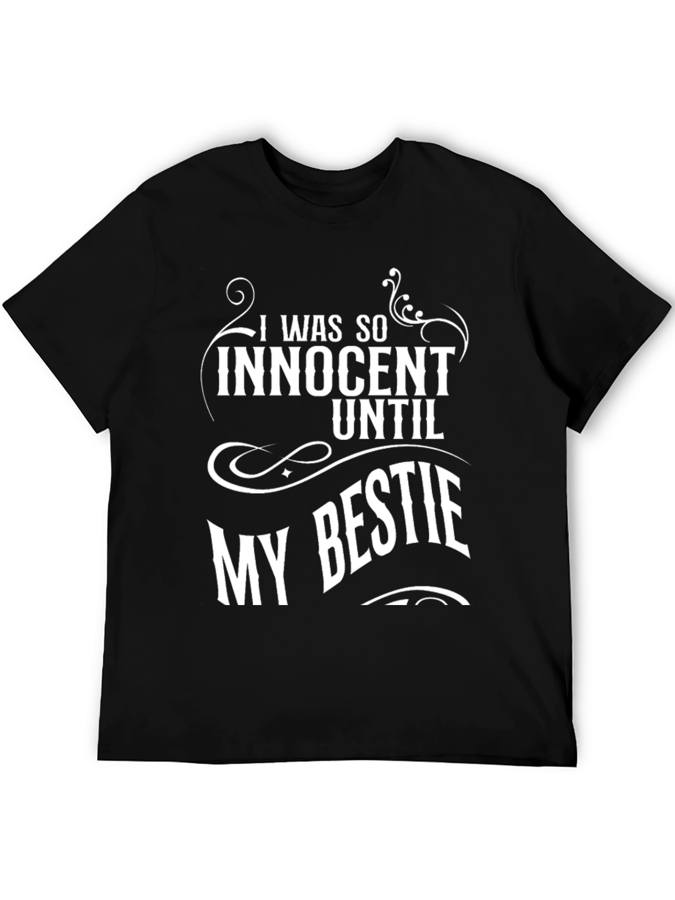 Black I Was So Innocent T-Shirt view 5